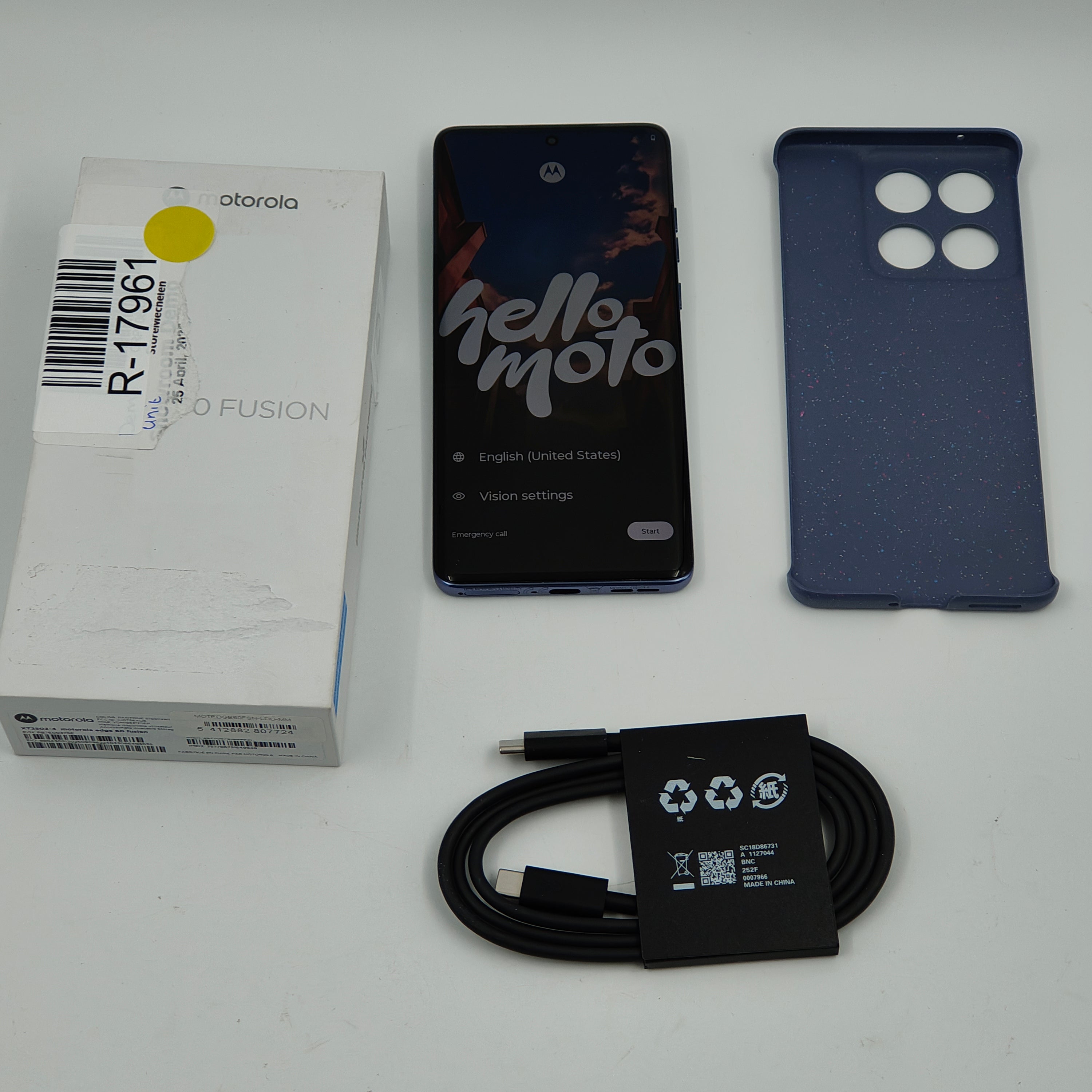 Motorola Edge 60 Fusion 256GB Grijs 5G