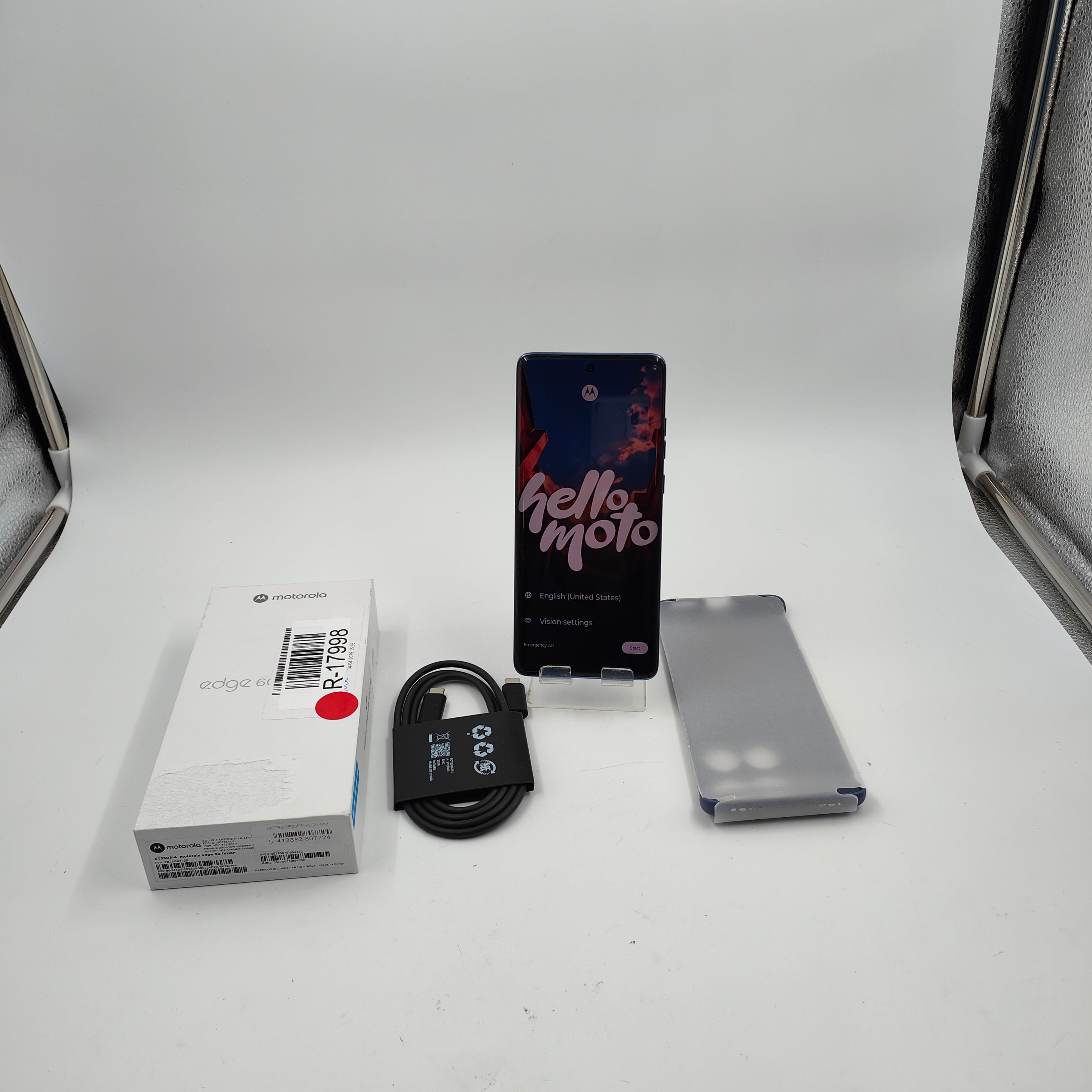 Motorola Edge 60 Fusion 256 Go Gris 5G