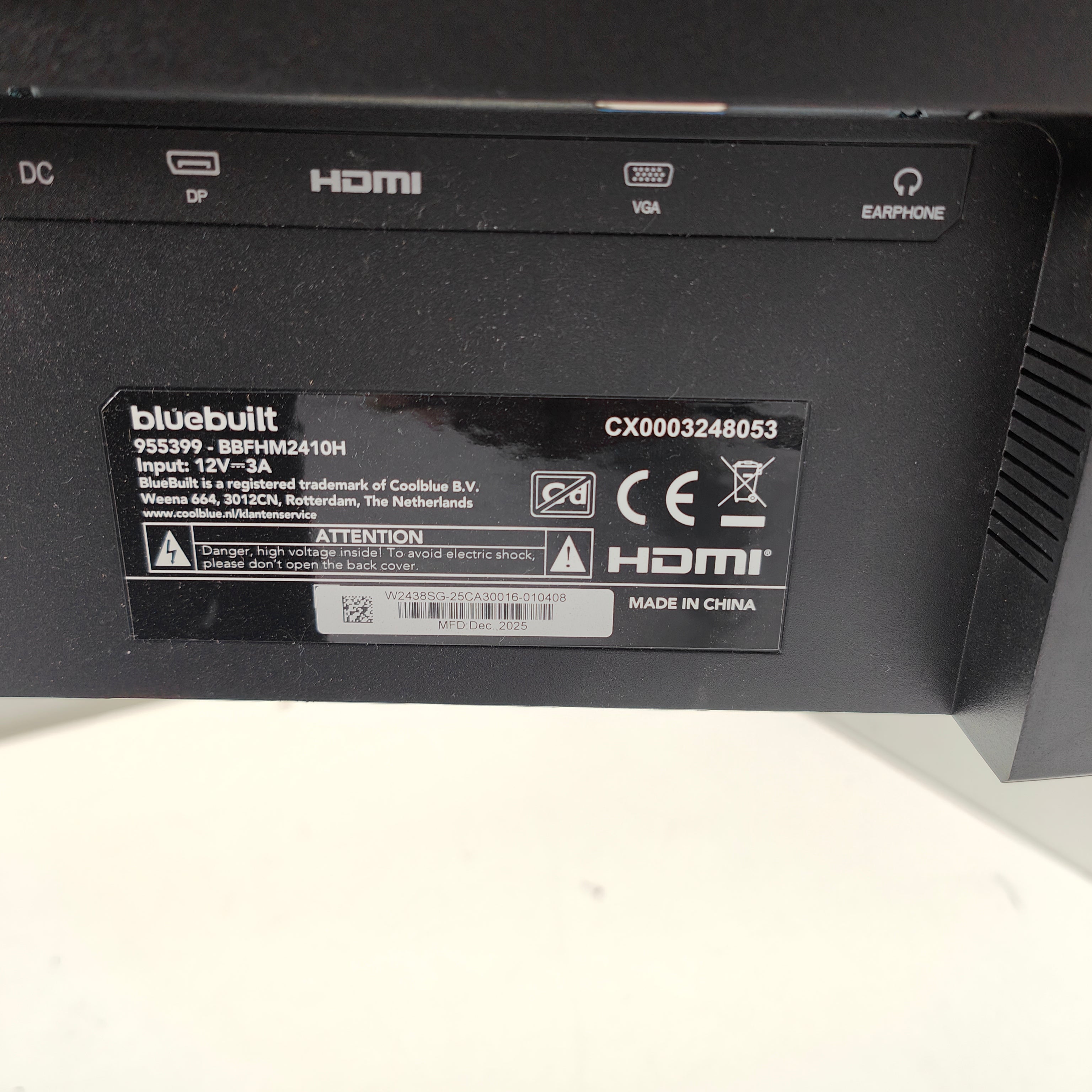 BlueBuilt 24 Zoll Full HD 100Hz Monitor