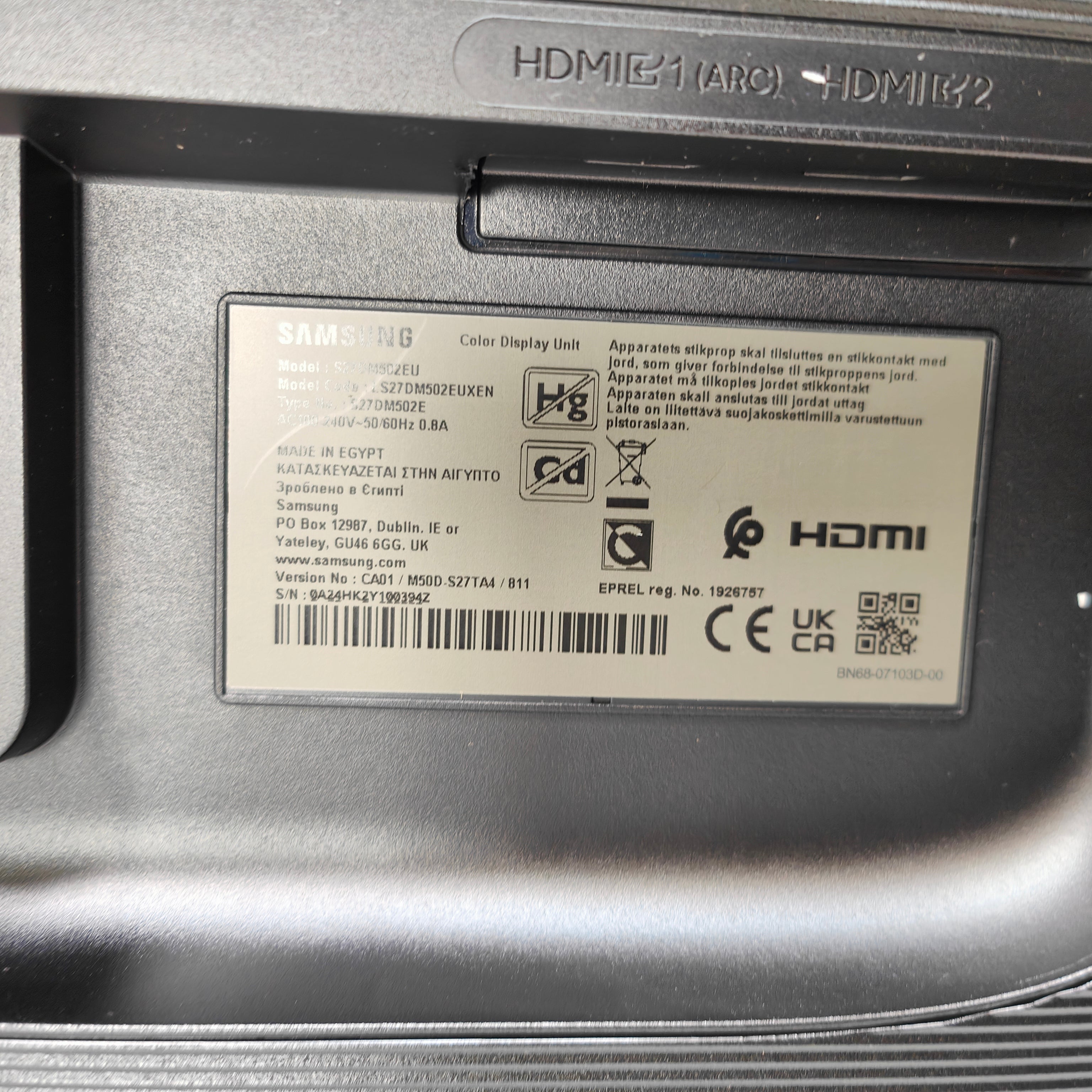 Samsung LS27DM502EUXEN Smart M5
