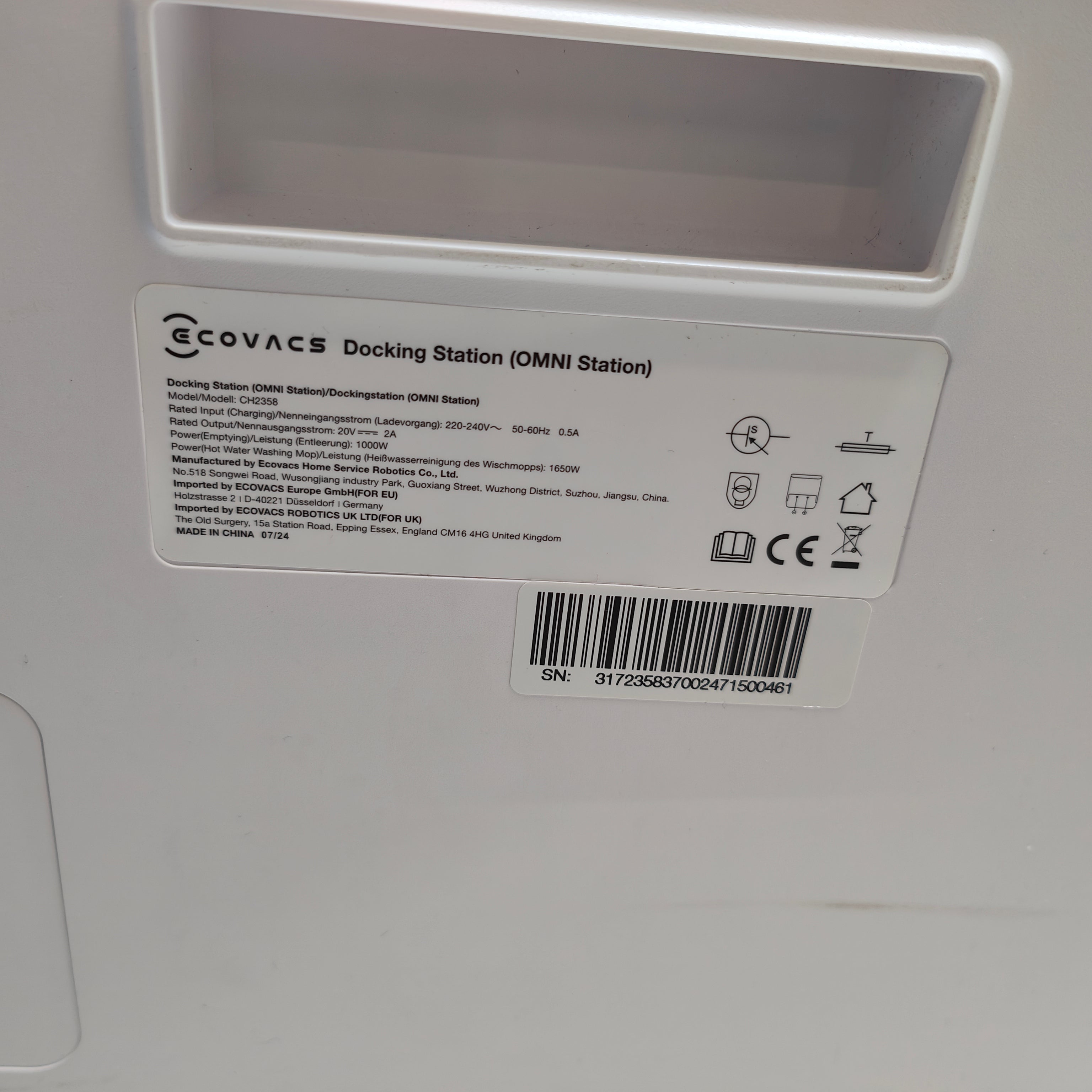 Ecovacs DEEBOT X5 OMNI