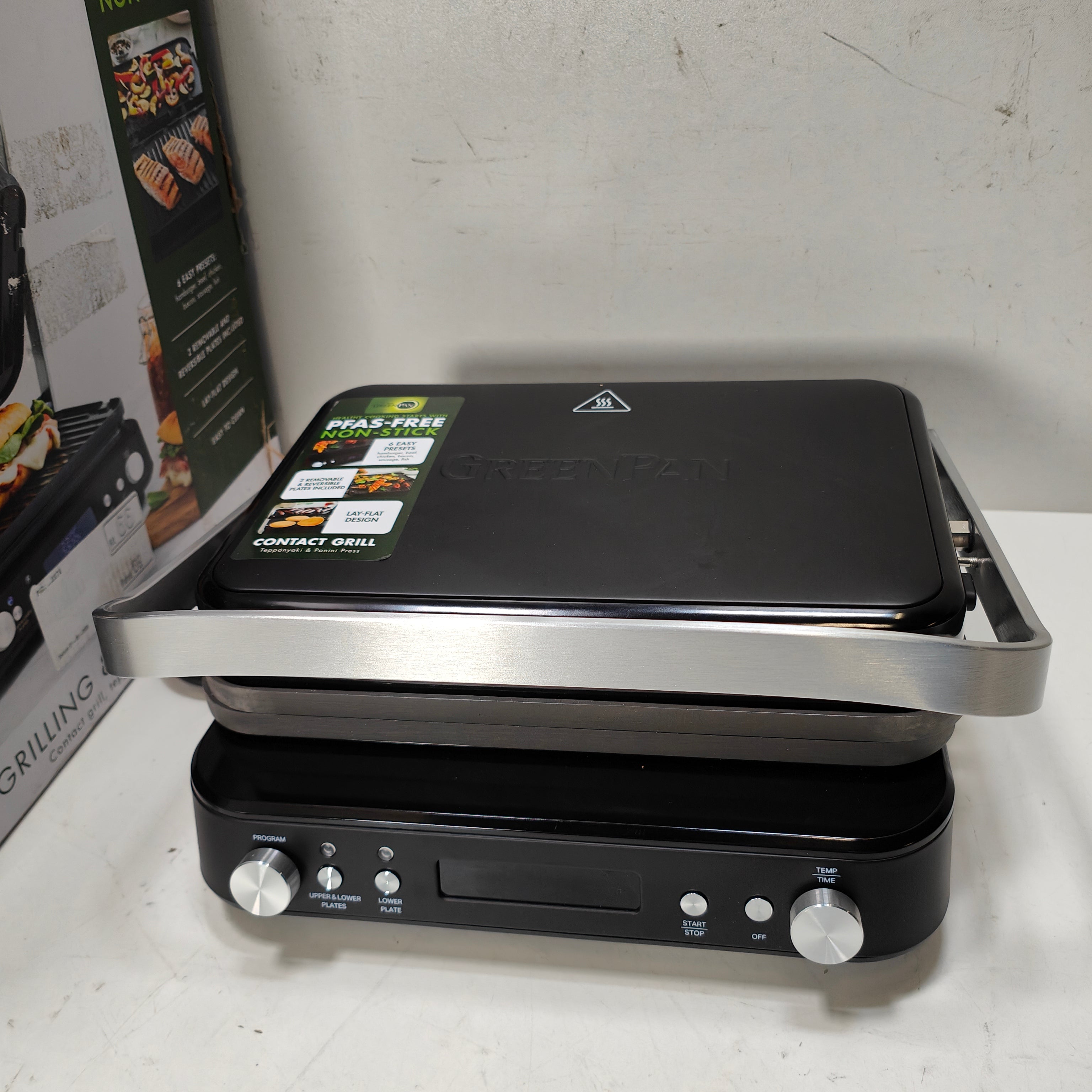 GreenPan Elite Kontaktgrill Schwarz