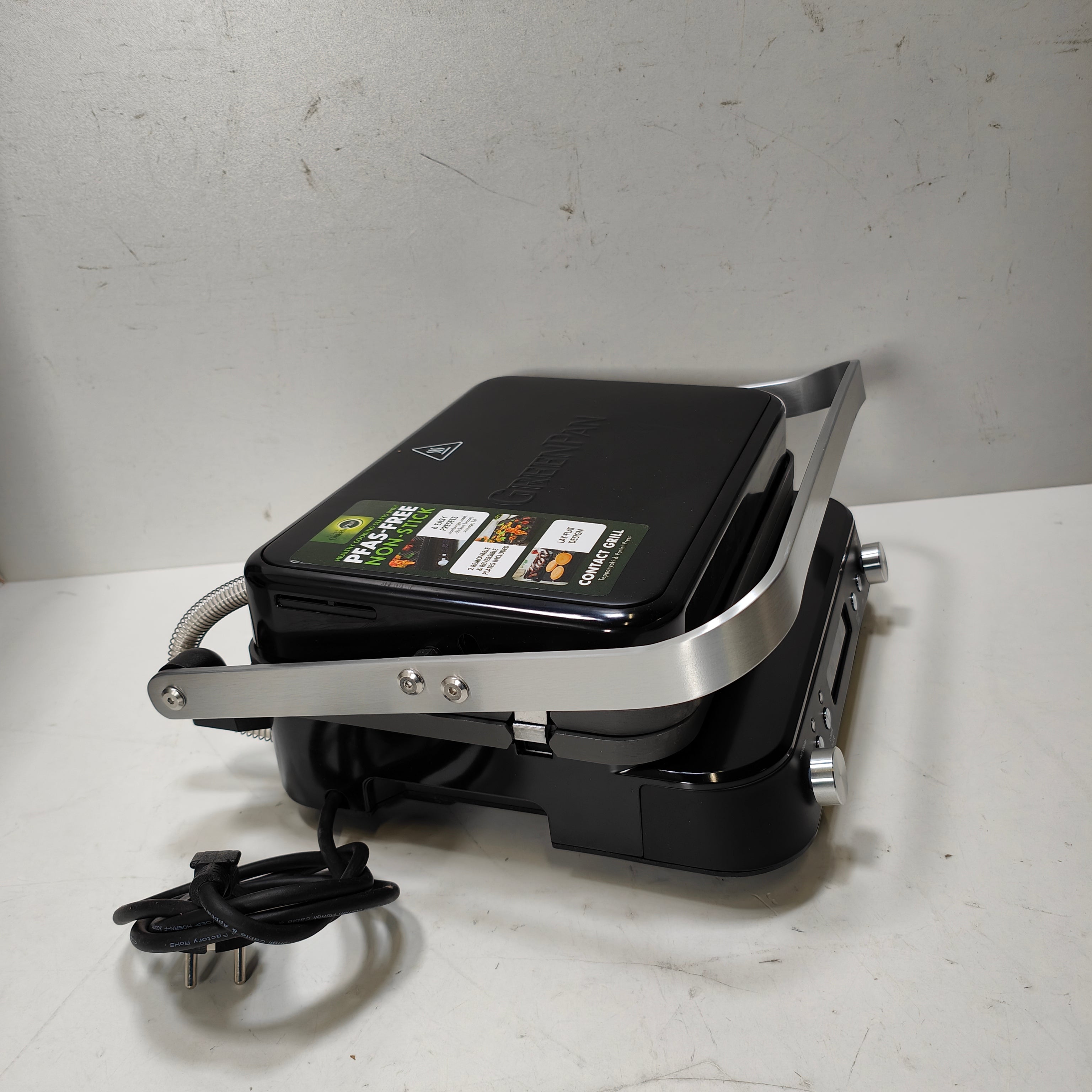 GreenPan Elite Kontaktgrill Schwarz