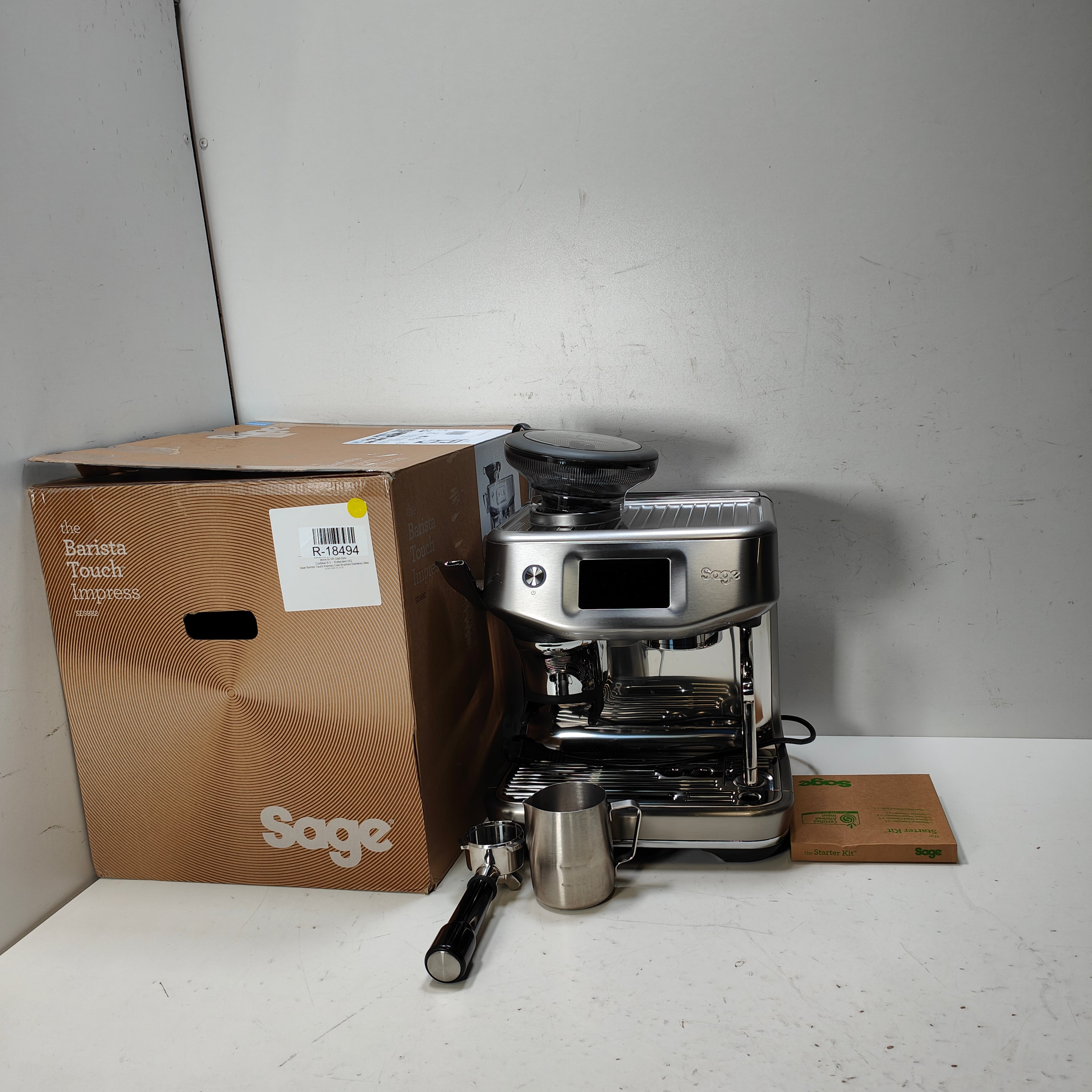 Sage Barista Touch Impress Cold gebürsteter Edelstahl