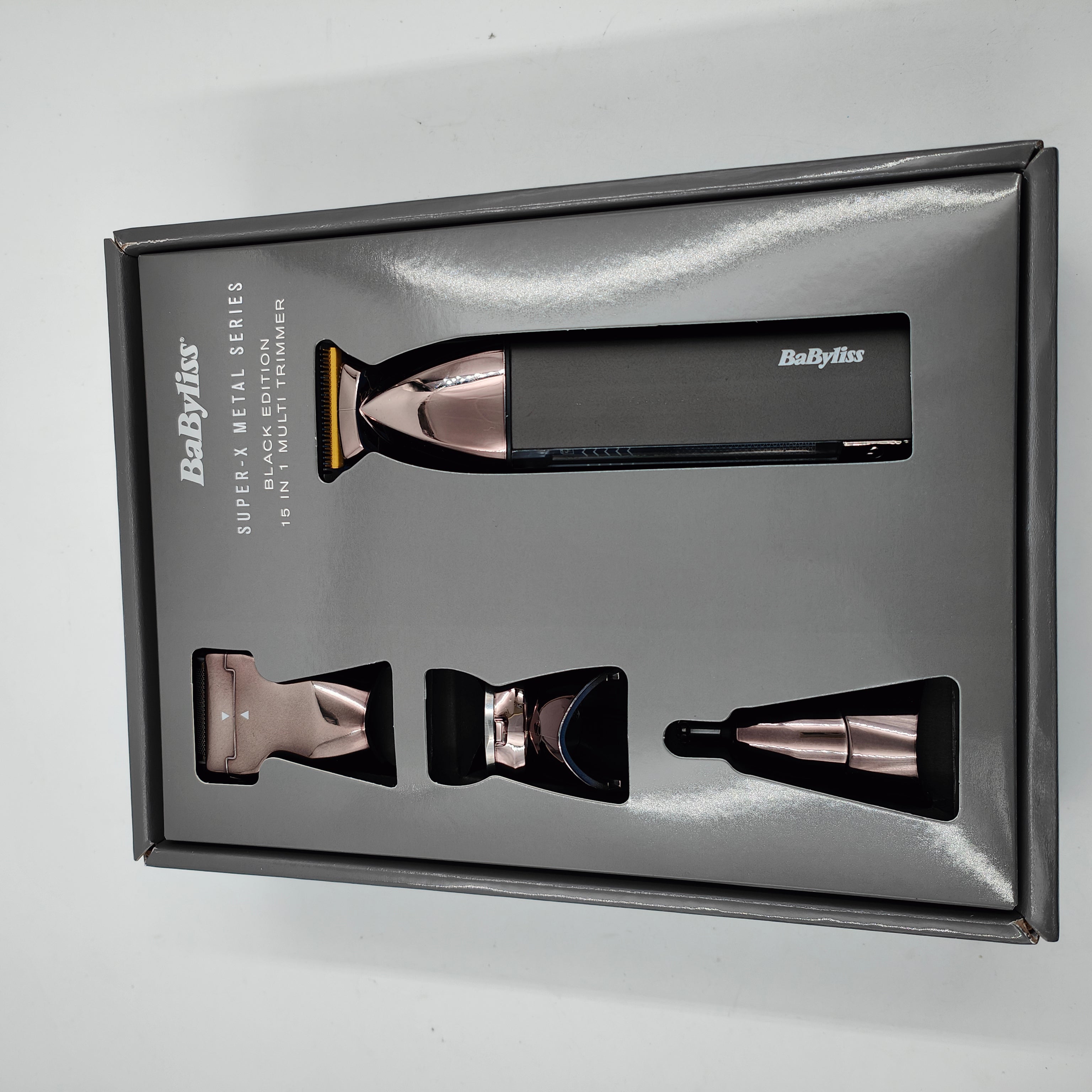 BaByliss For Men Super-X Metal 15 in 1 Multitrimmer MT991E