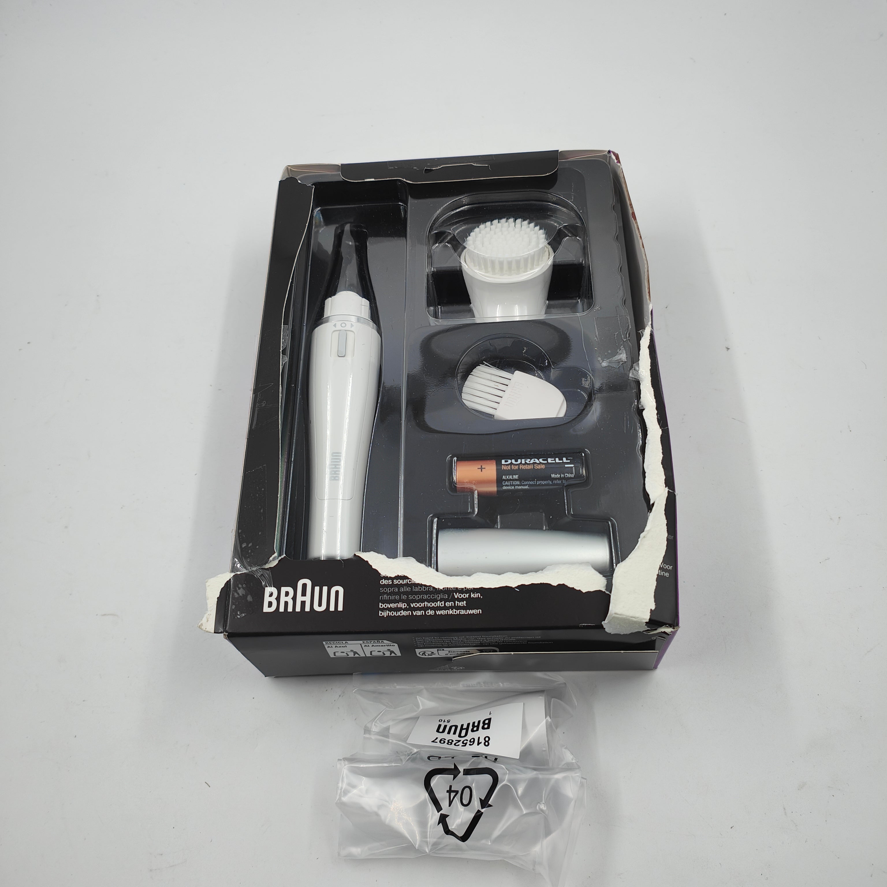 Braun SE810 Gesicht