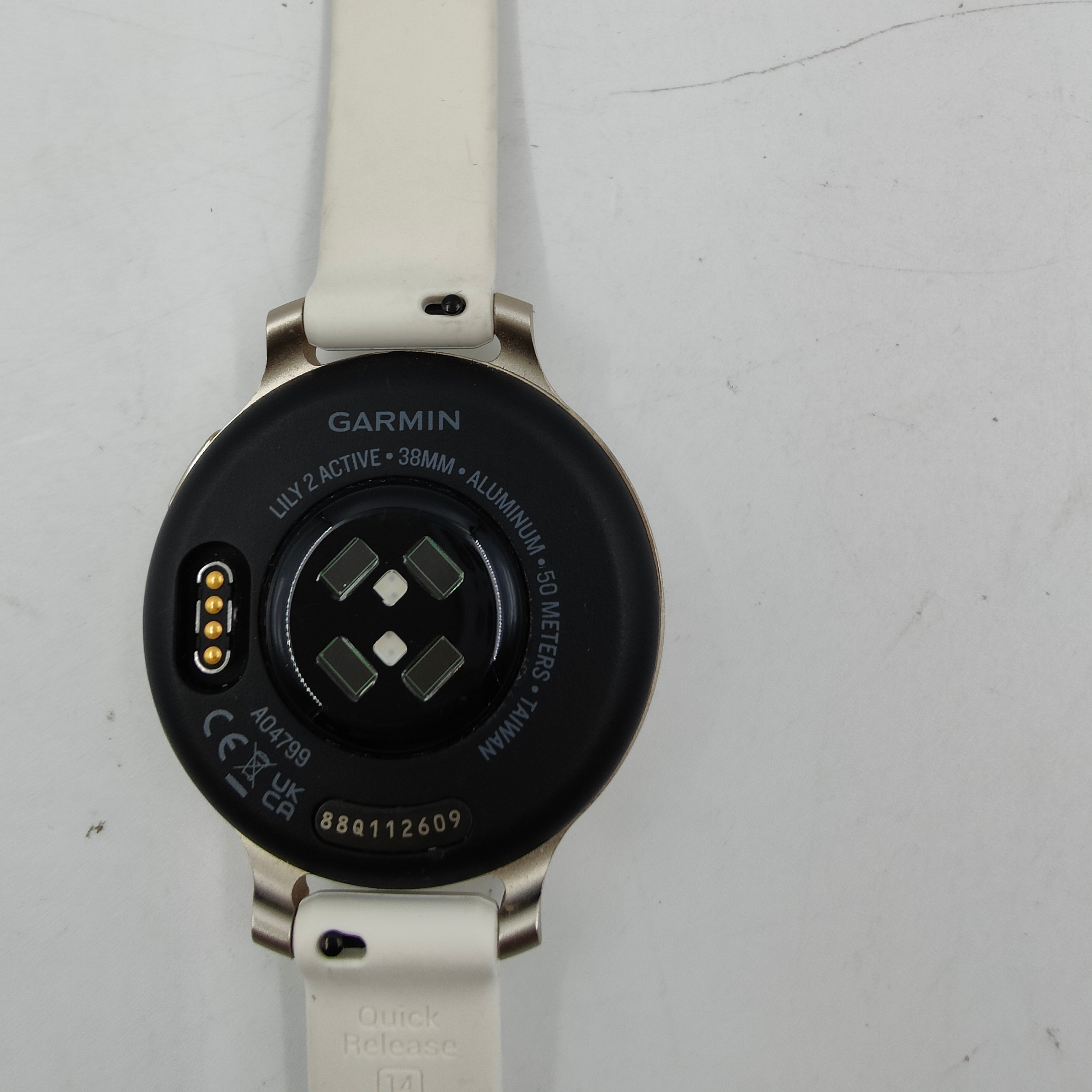 Garmin Lily Active Lunar Gold with Bone Silicone Band