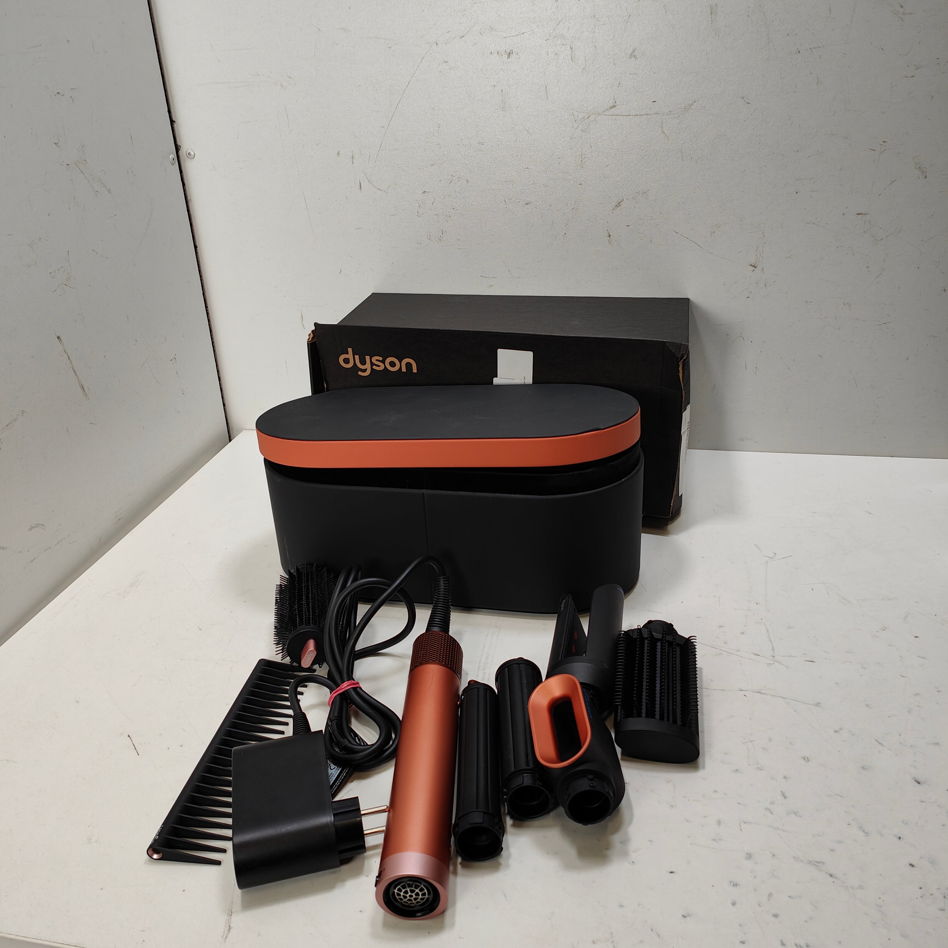 Dyson Airwrap Co-anda 2x Lisseur + Boucles Édition Limitée Soie Ambre