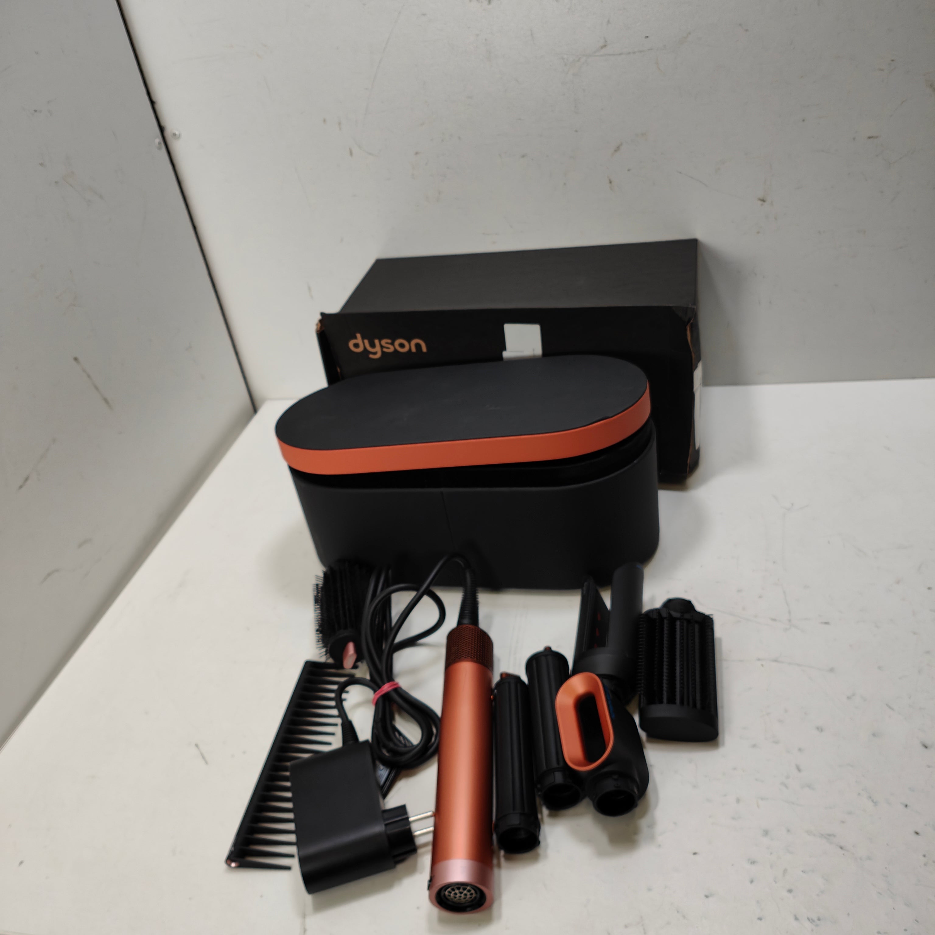 Dyson Airwrap Co-anda 2x Lisseur + Boucles Édition Limitée Soie Ambre