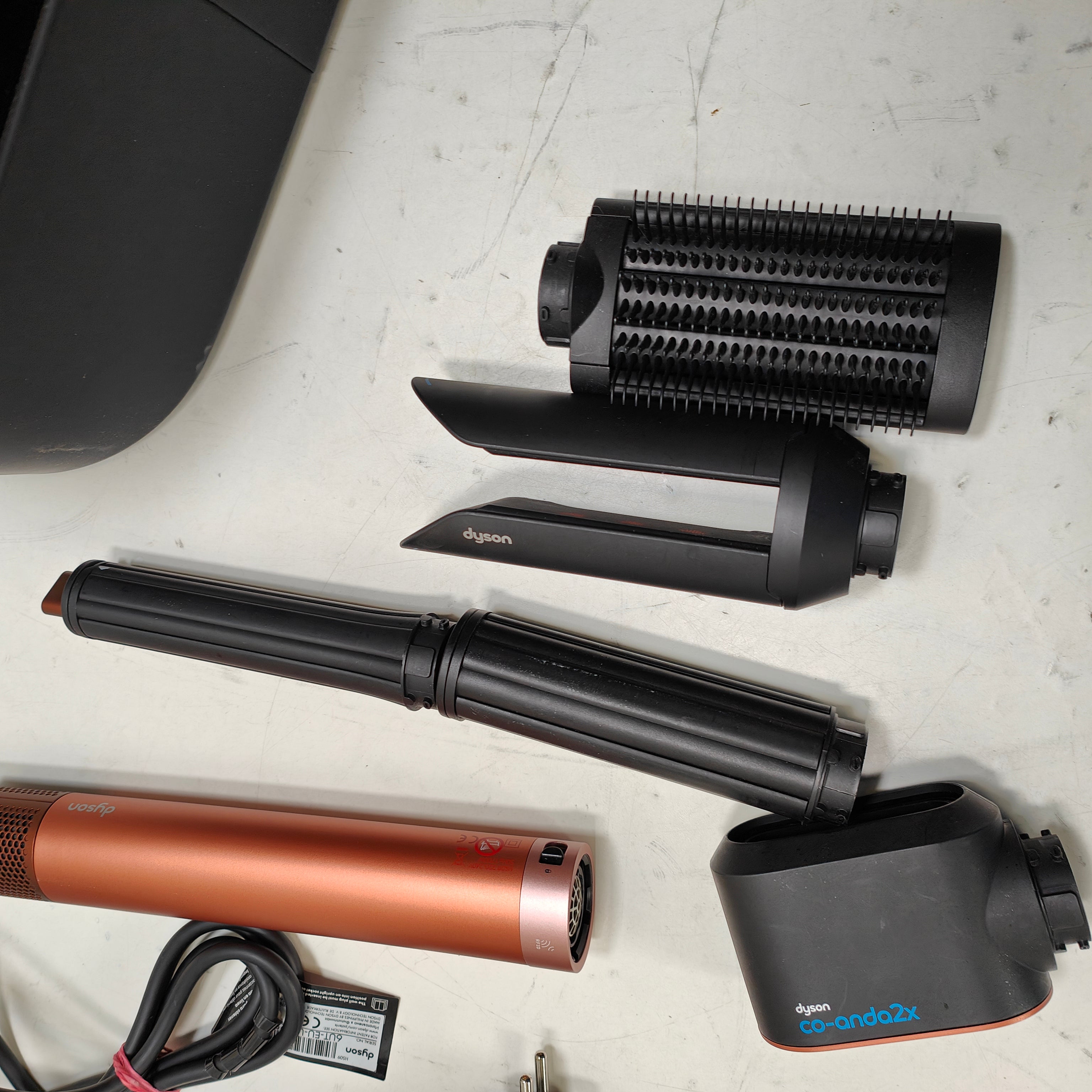 Dyson Airwrap Co-anda 2x Lisseur + Boucles Édition Limitée Soie Ambre