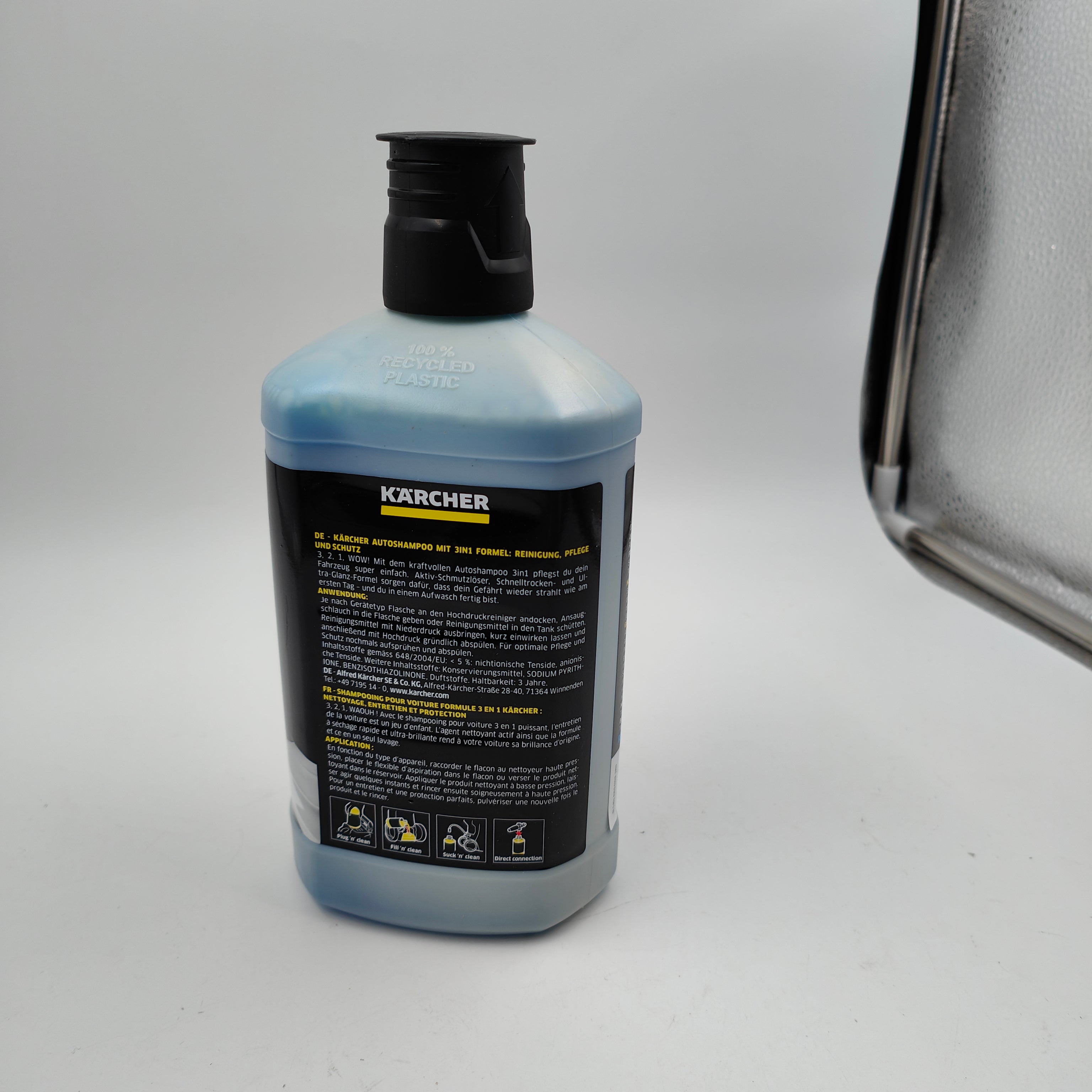 Karcher Plug&Clean Autoreiniger Wash & Wax 3in1 1 ltr