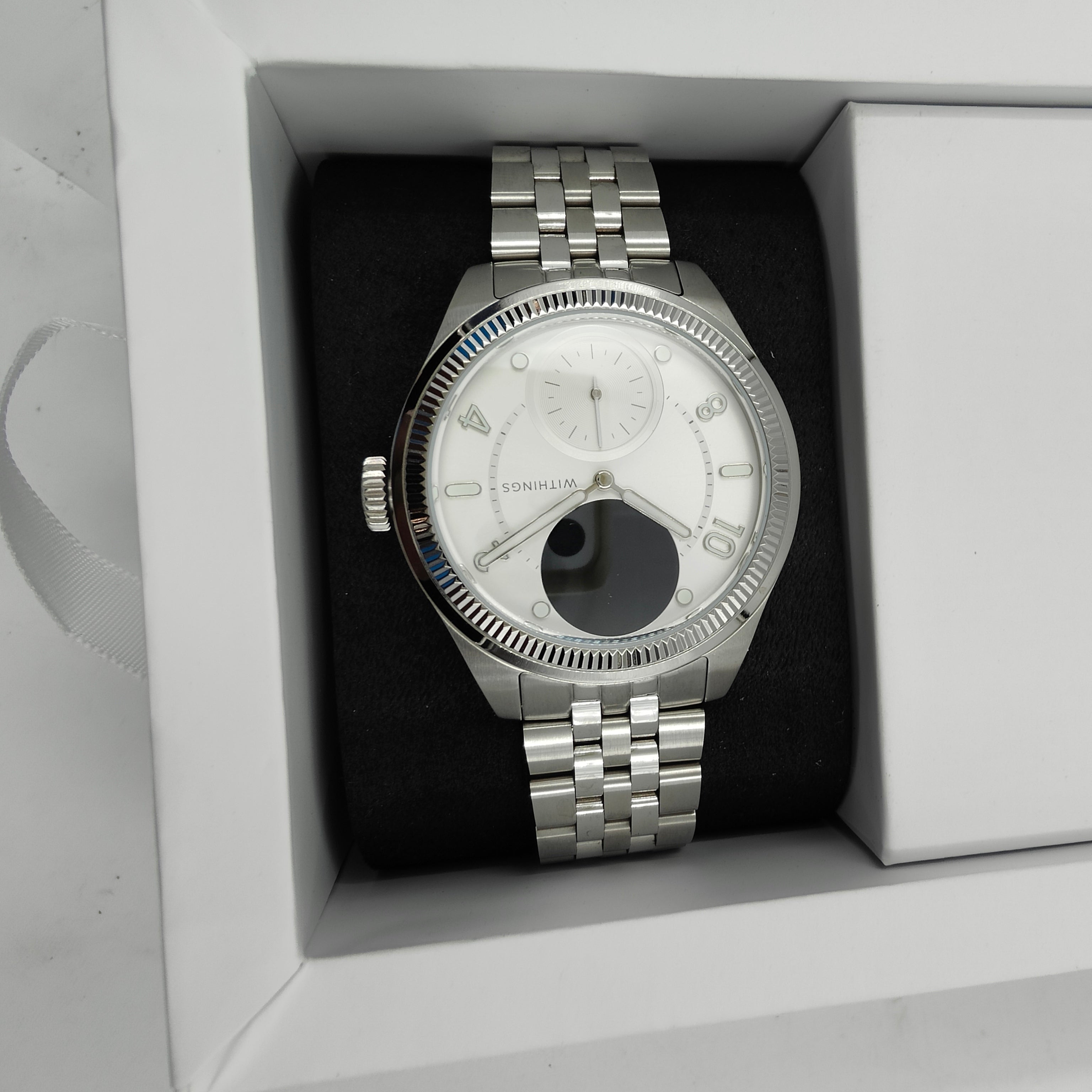Withings ScanWatch Nova Édition Brillant Titane Argenté