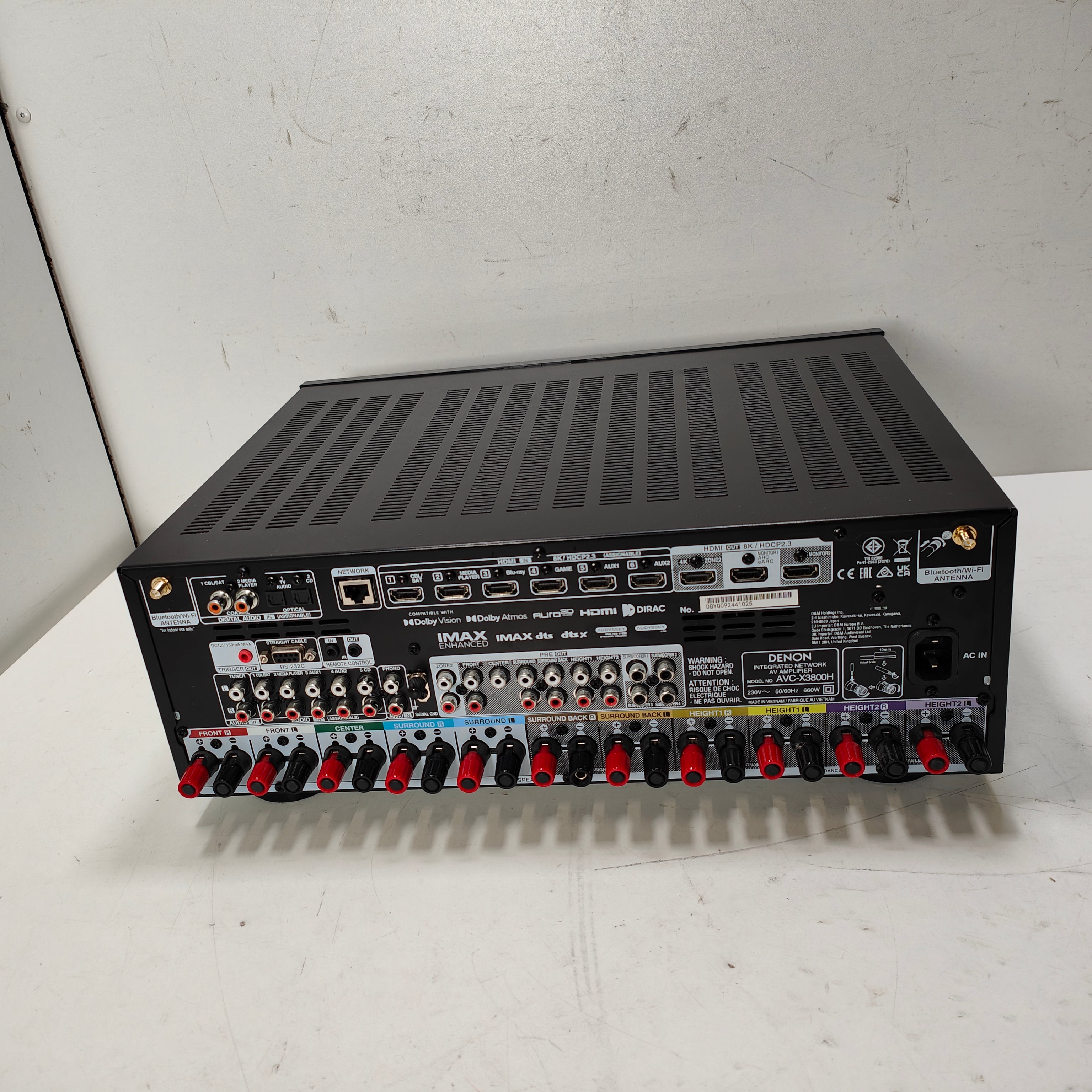 Denon AV-Verstärker AVC-X 3800H Schwarz