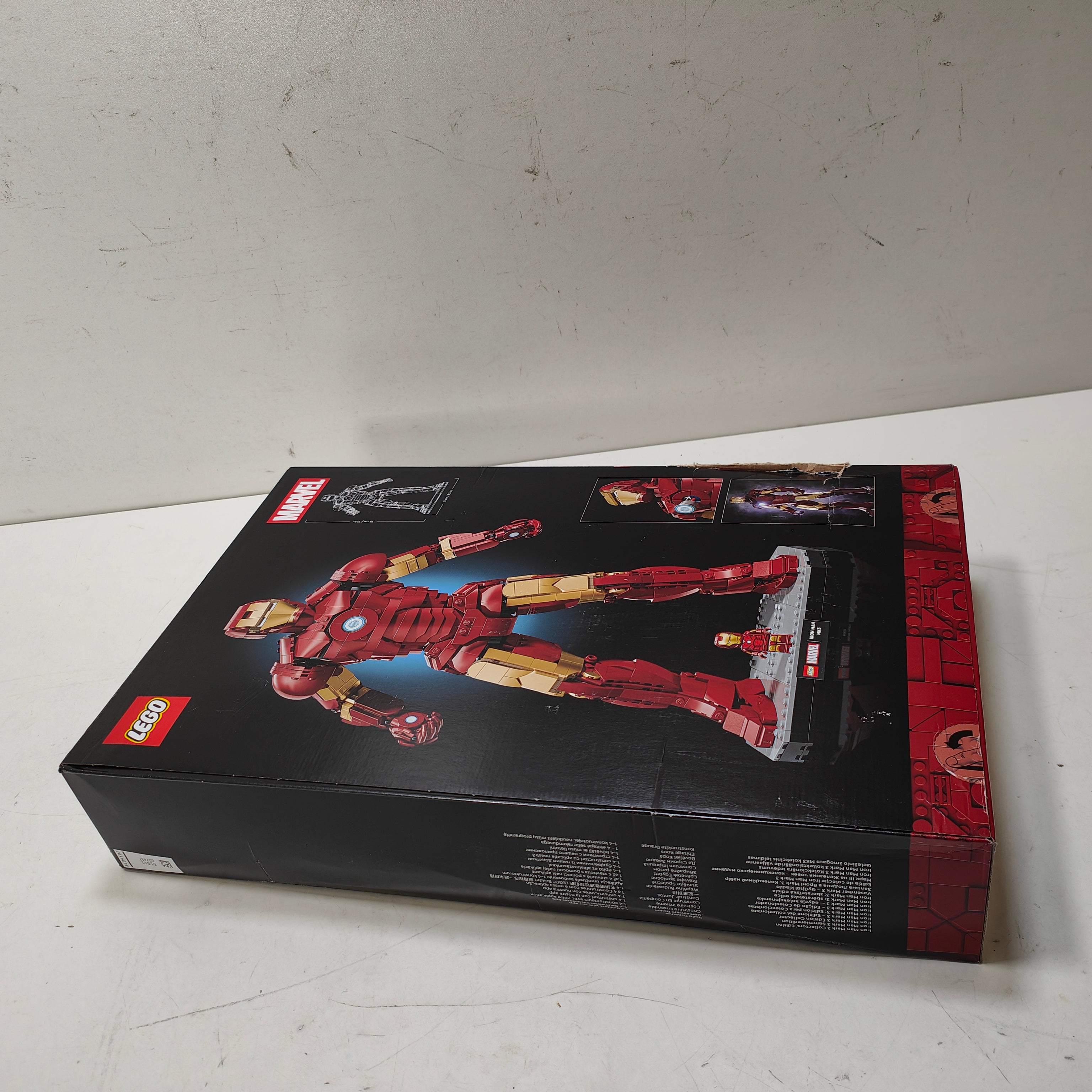 Lego Marvel Iron Man Mark 3 Collectors Edition 76344