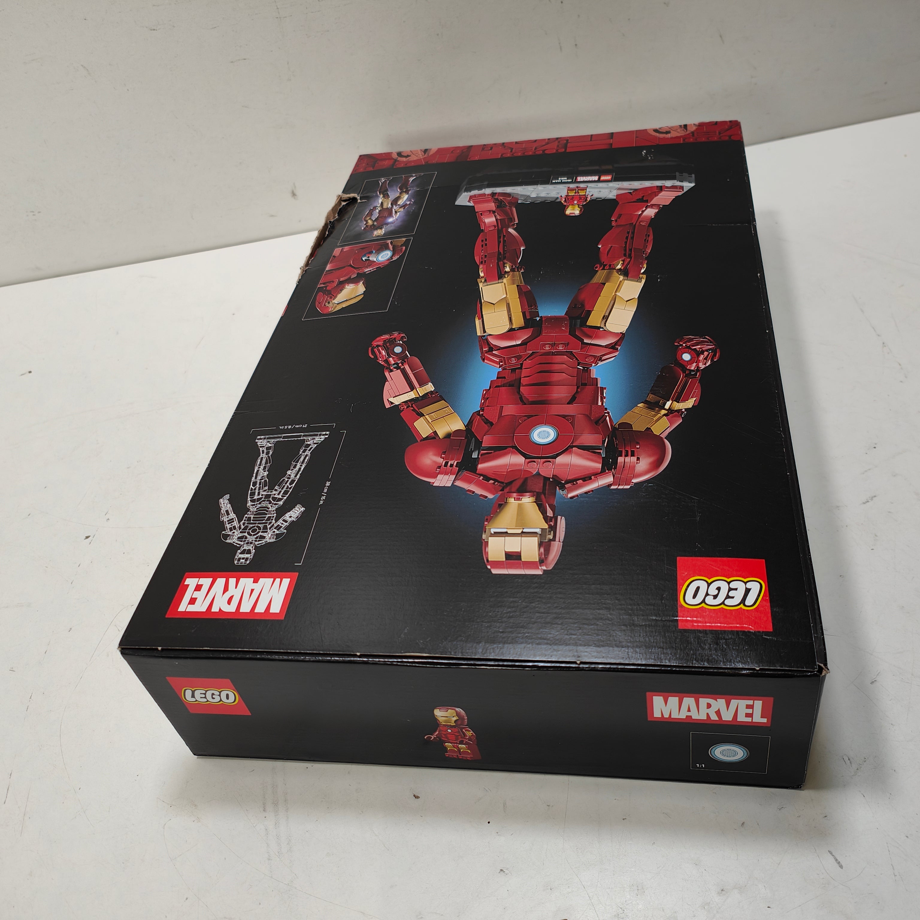 Lego Marvel Iron Man Mark 3 Collectors Edition 76344
