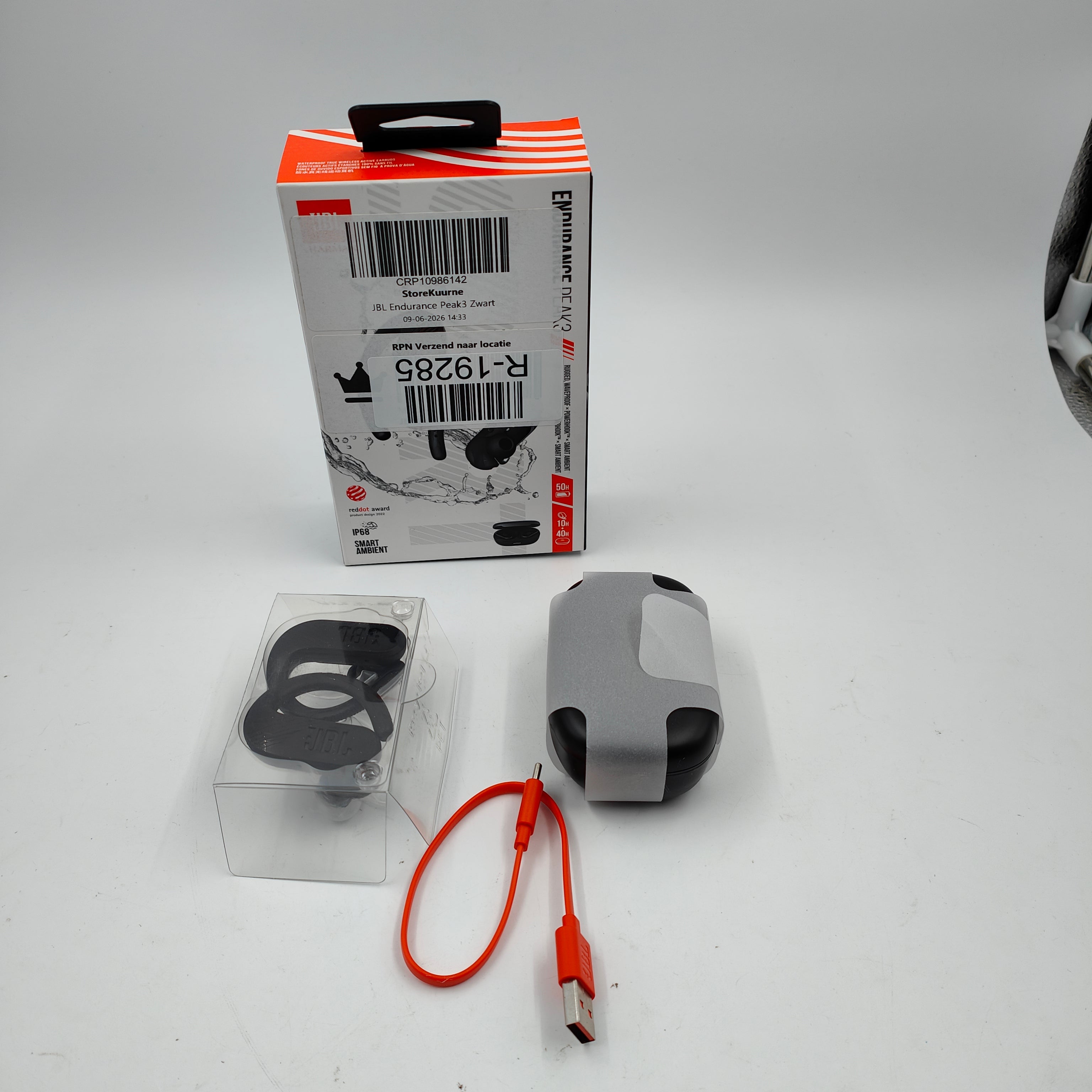 JBL Endurance Peak3 Schwarz