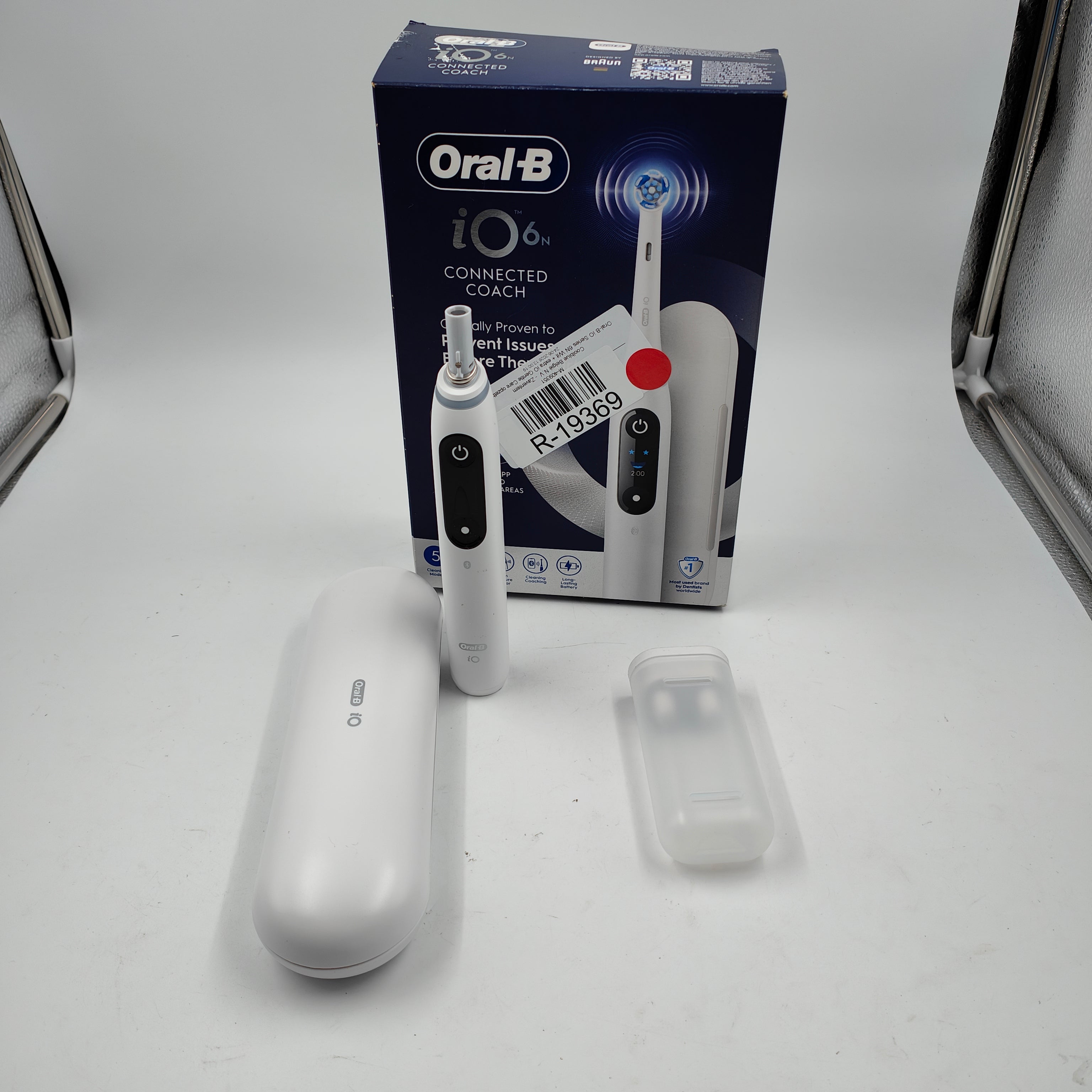 Oral-B iO Series 6N Wit + extra iO Gentle Care opzetborstel