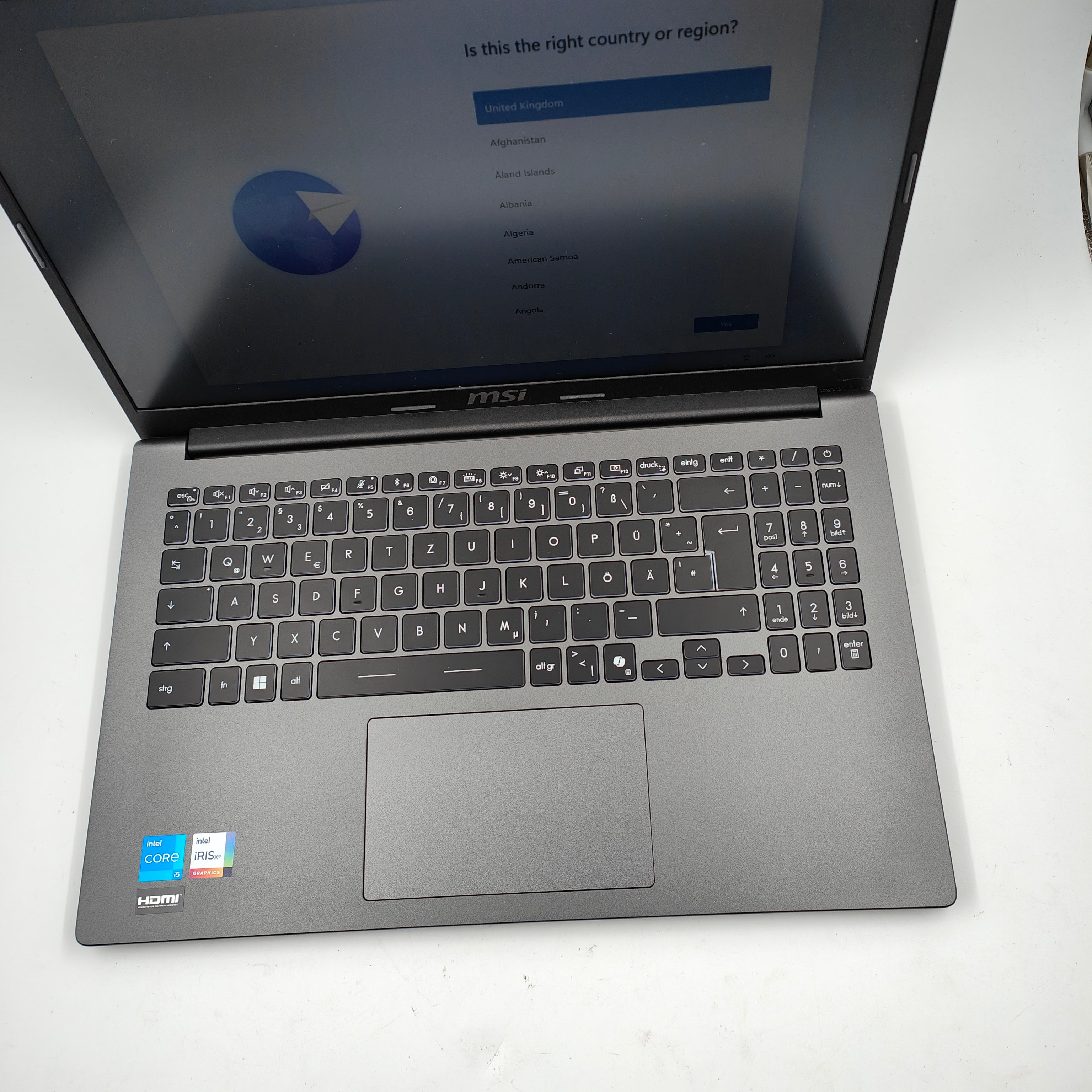 MSI Modern 15 F13MG-039 QWERTZ