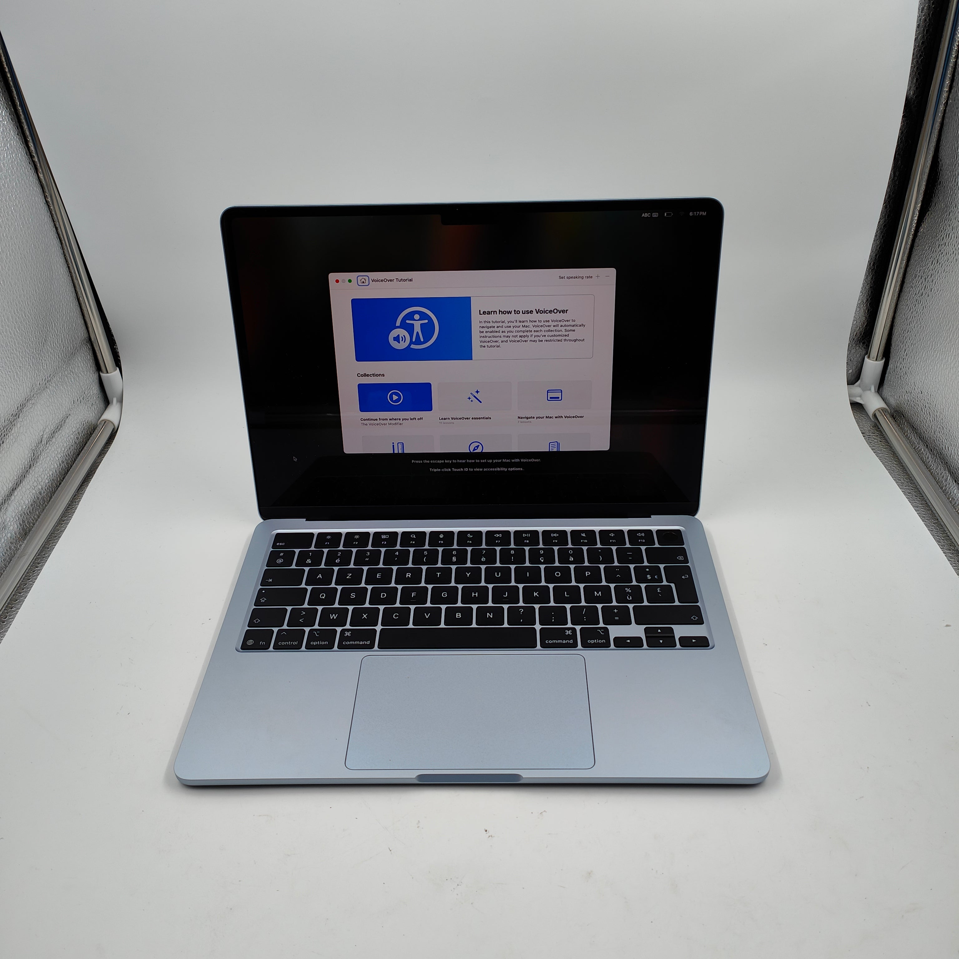 Apple MacBook Air 13" (2025) M4 (10/8) 16GB/256GB Himmelblau AZERTY