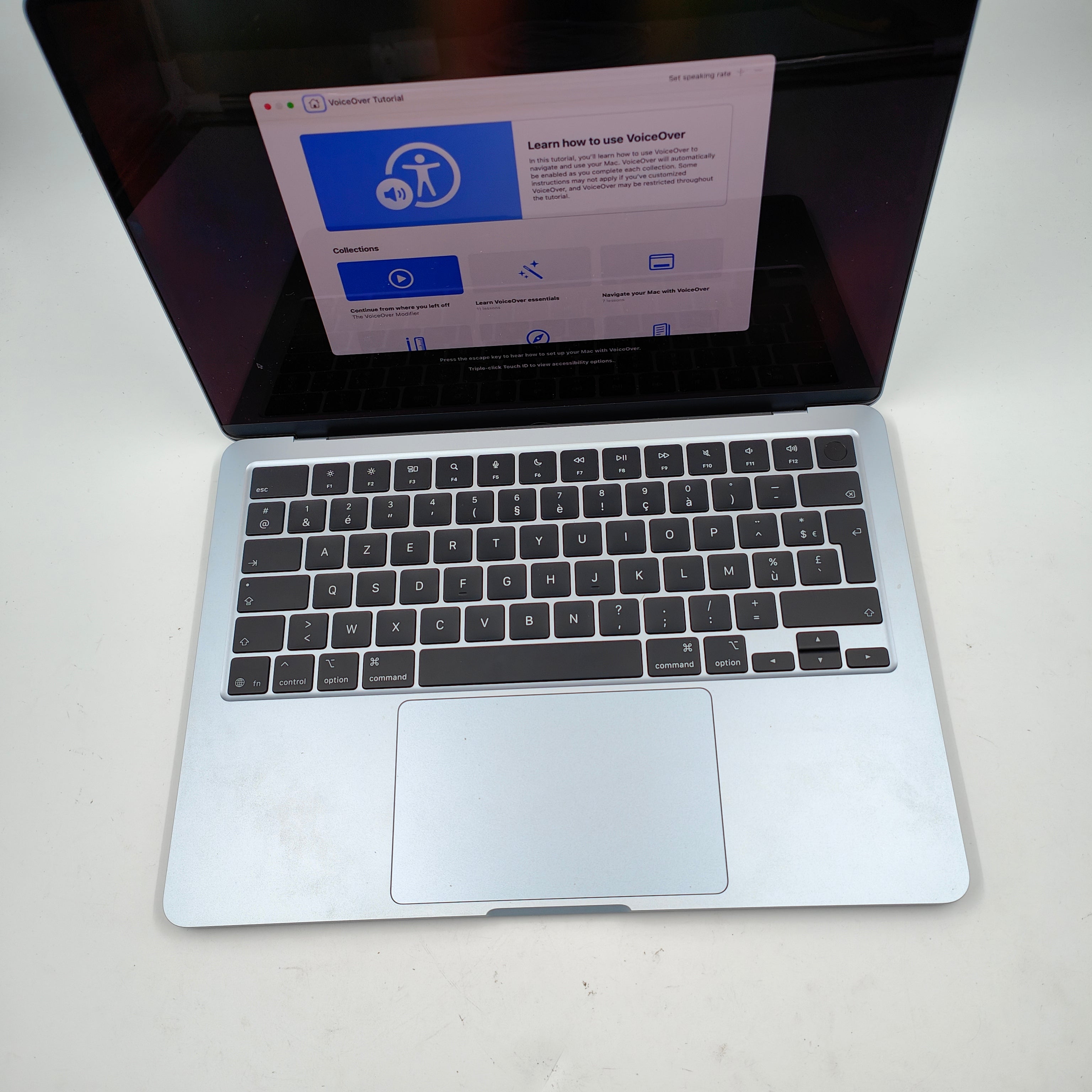 Apple MacBook Air 13" (2025) M4 (10/8) 16GB/256GB Himmelblau AZERTY