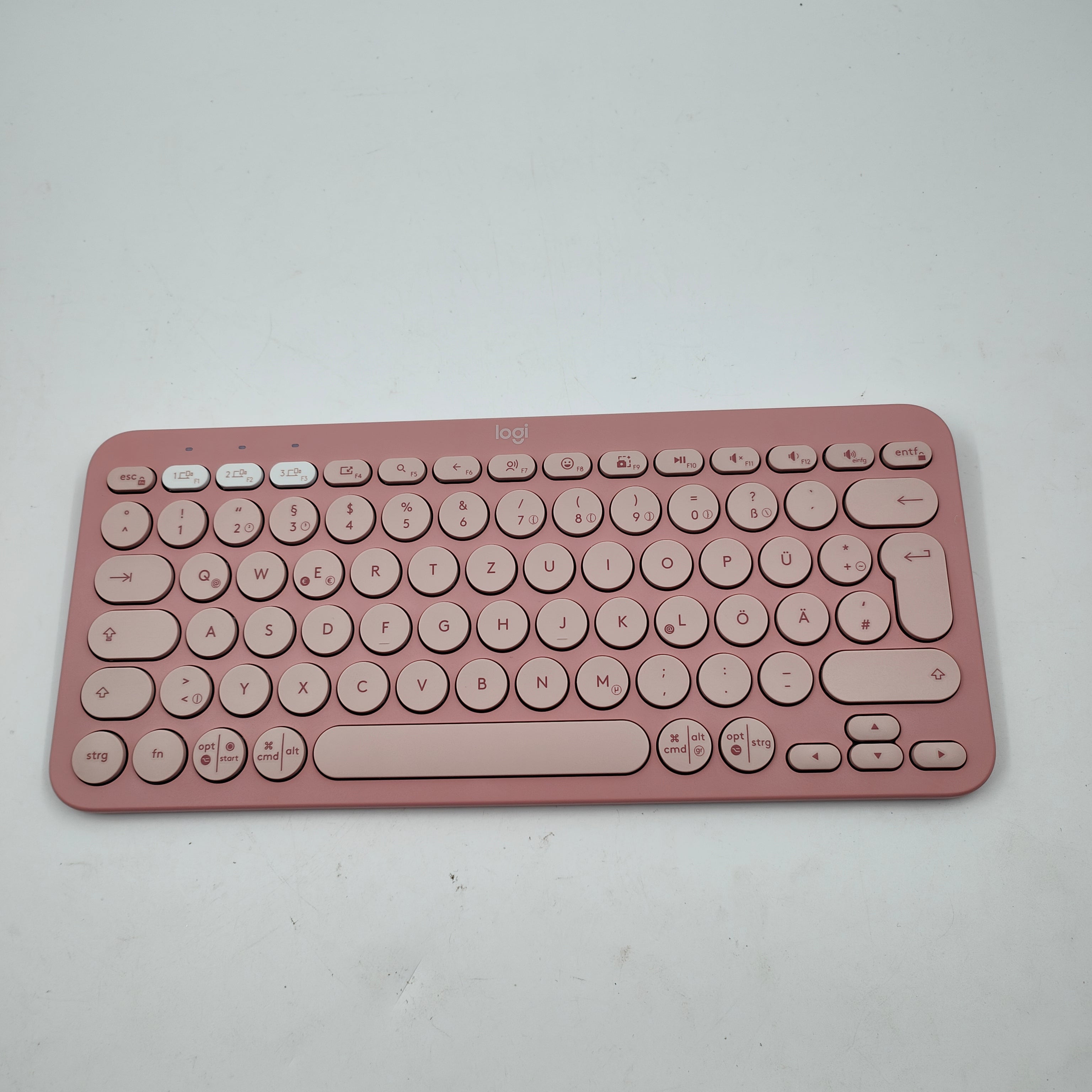 Logitech Pebble Tastatur 2 - K380s Rose QWERTZ