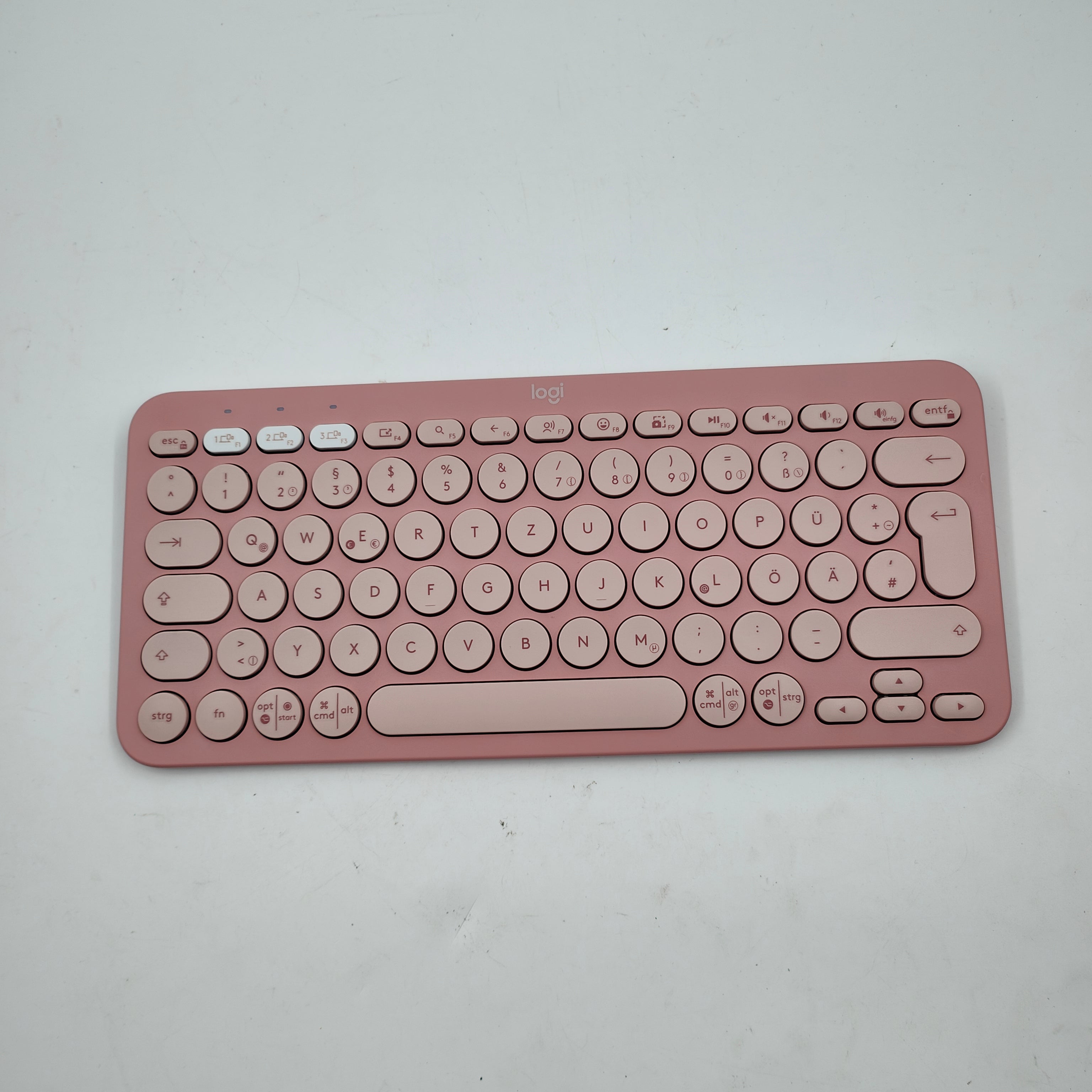 Logitech Pebble Tastatur 2 - K380s Rose QWERTZ