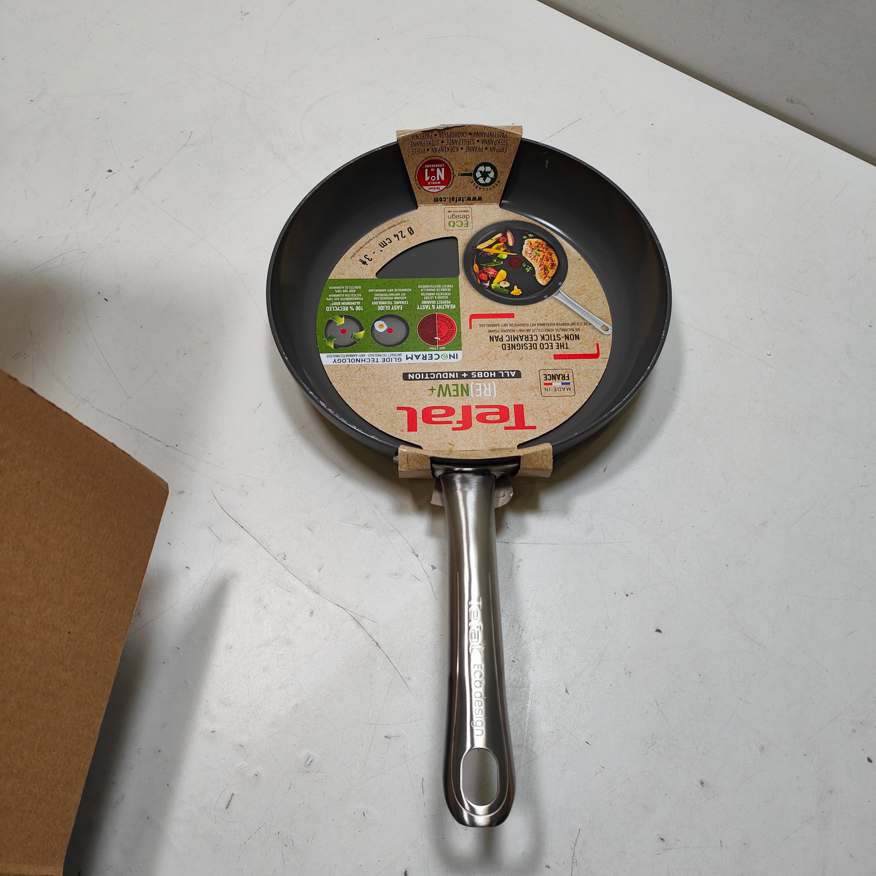 Poêle à frire céramique Tefal Renew+ 24 cm