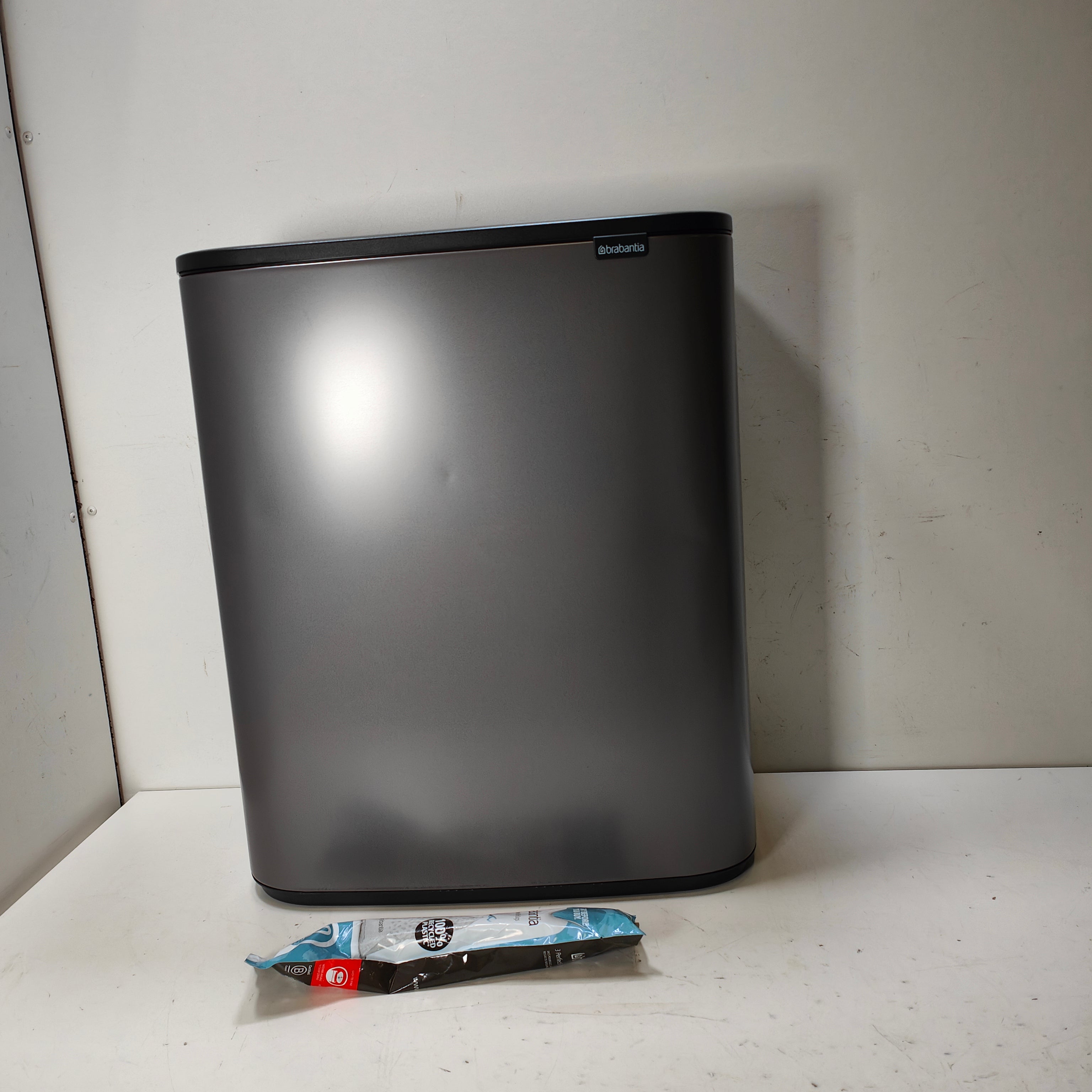 Poubelle Brabantia Bo Touch 2 x 30 litres Platine