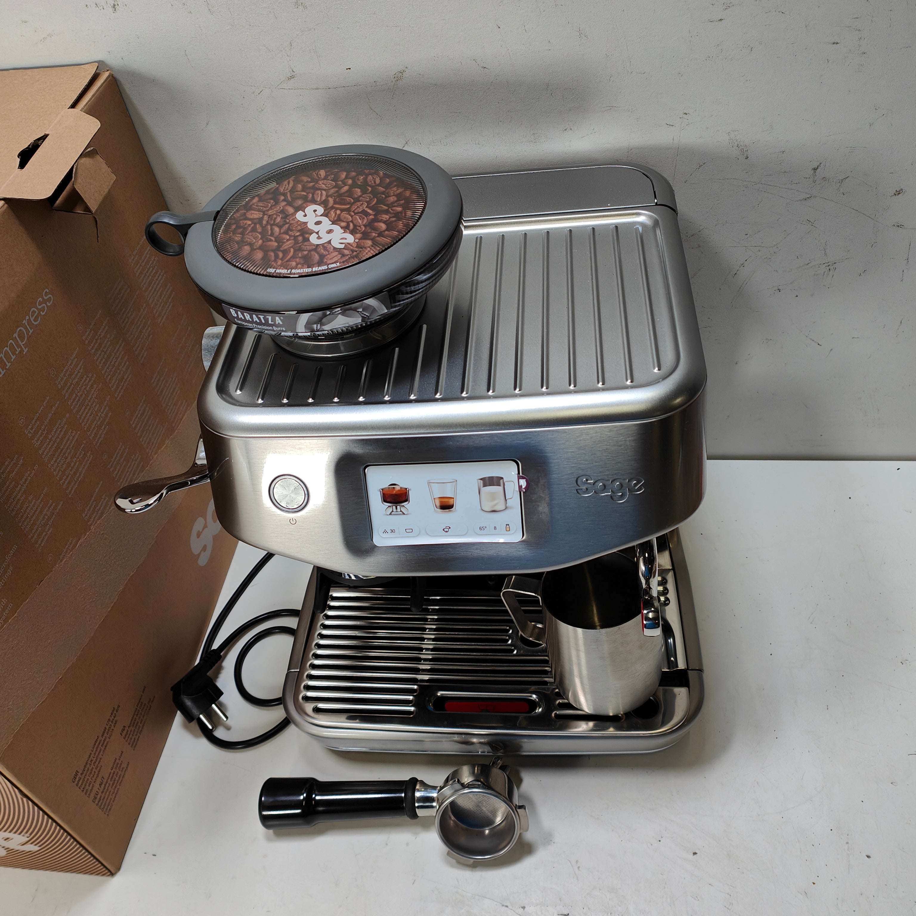 Sage Barista Touch Impress Cold Brushed Stainless Steel