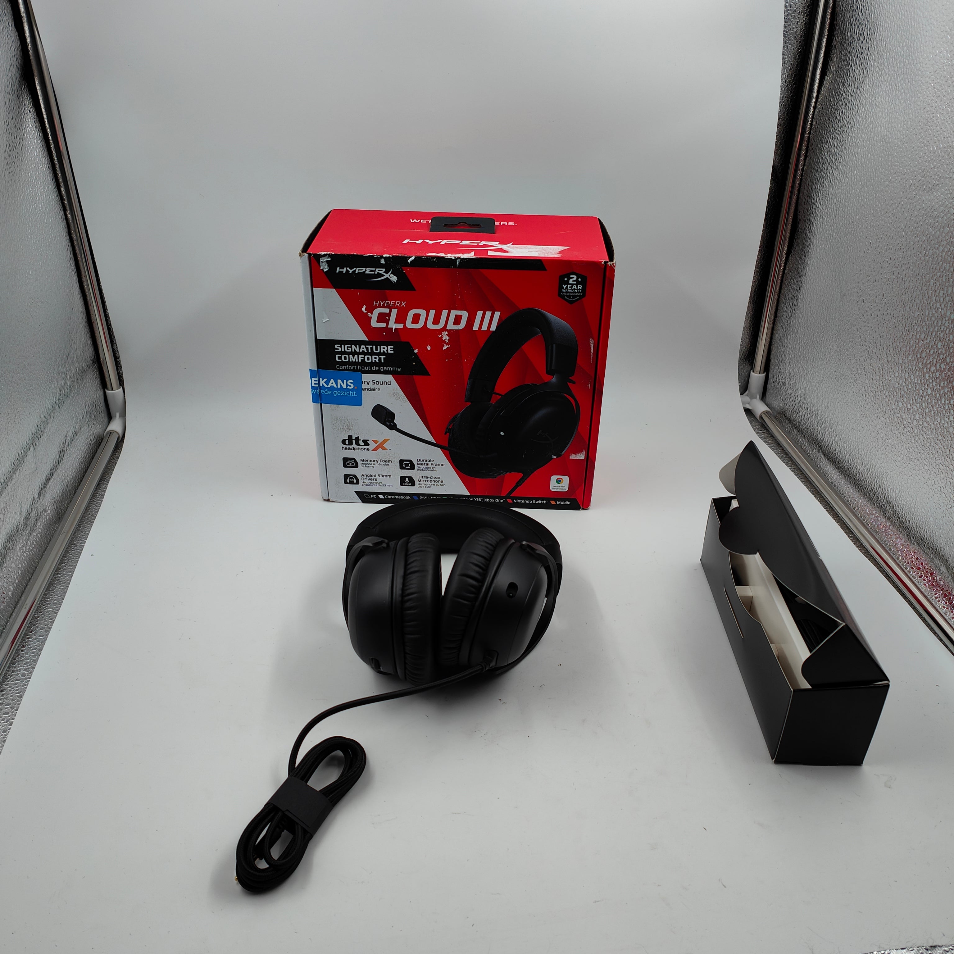 Casque gaming filaire HyperX Cloud III – Noir