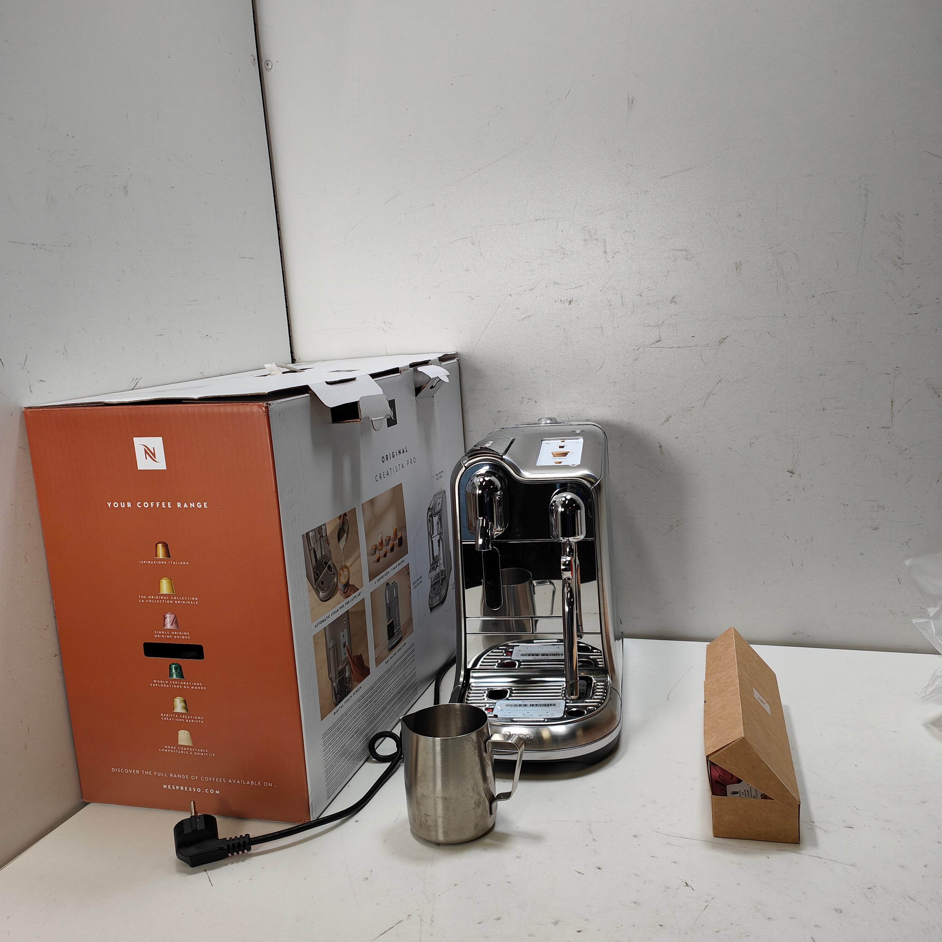 Sage Nespresso Creatista Pro SNE900BSS Acier inoxydable (NL)