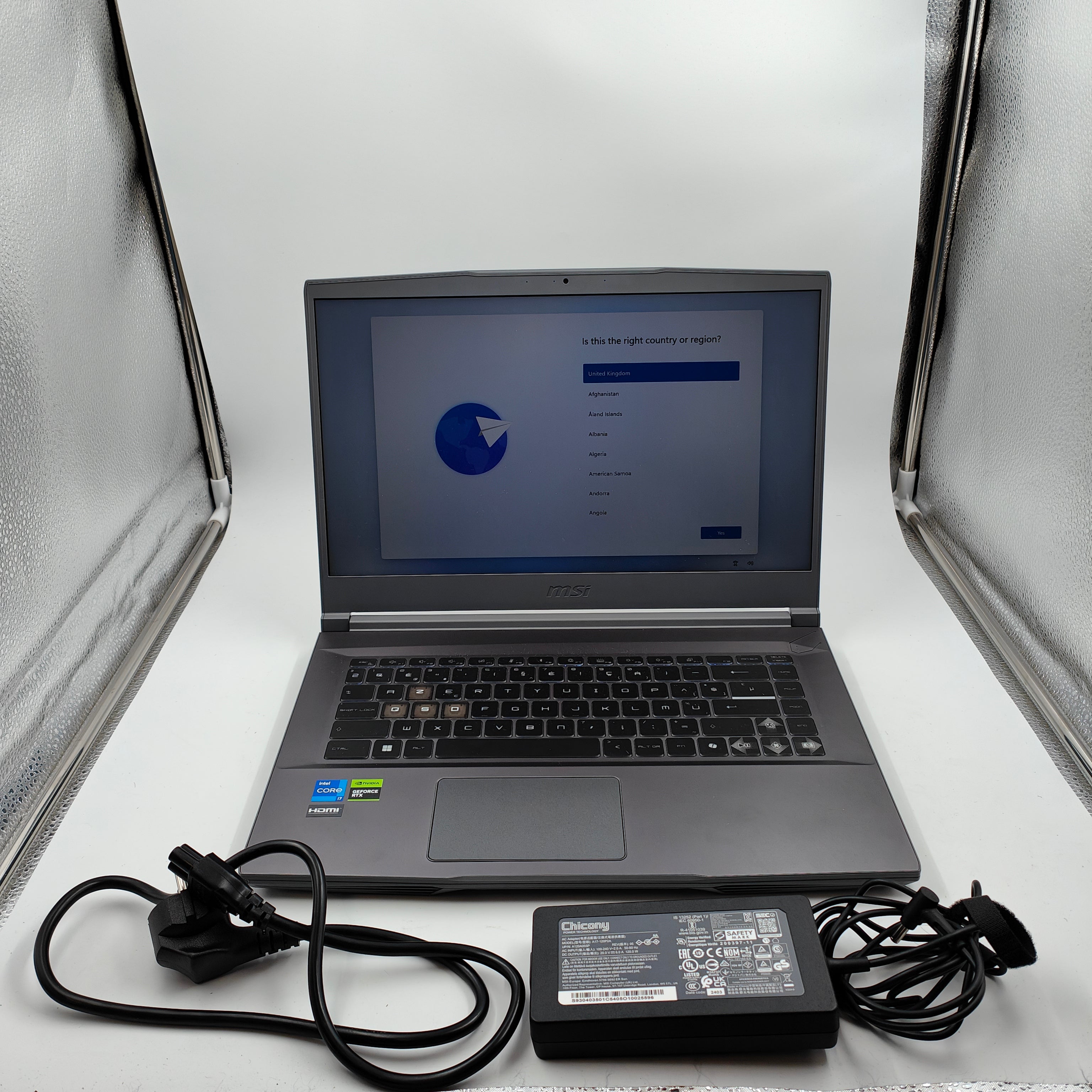 MSI Thin 15 B13VE-2052BE AZERTY