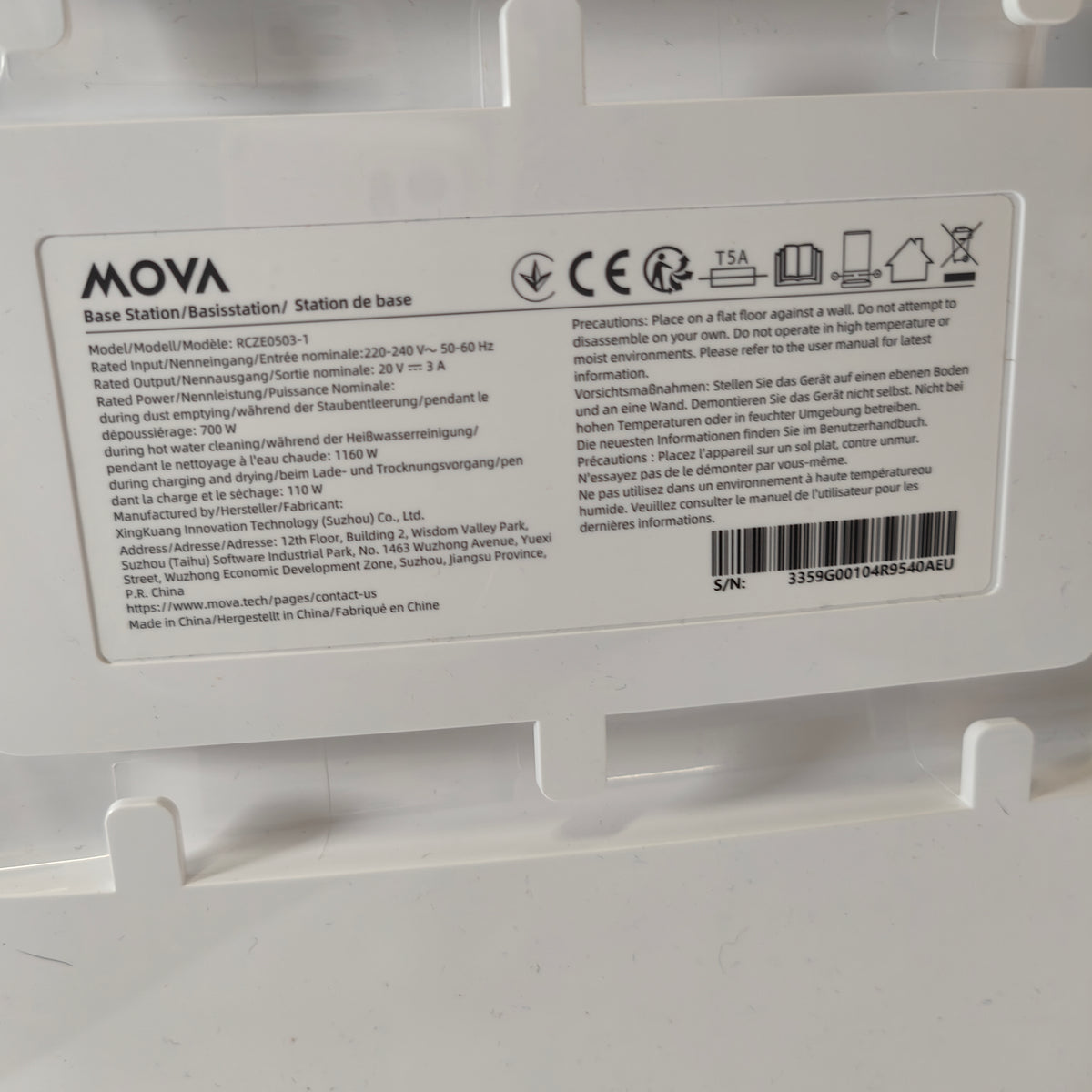 Mova Roboterstaubsauger Z60 Complete Weiß