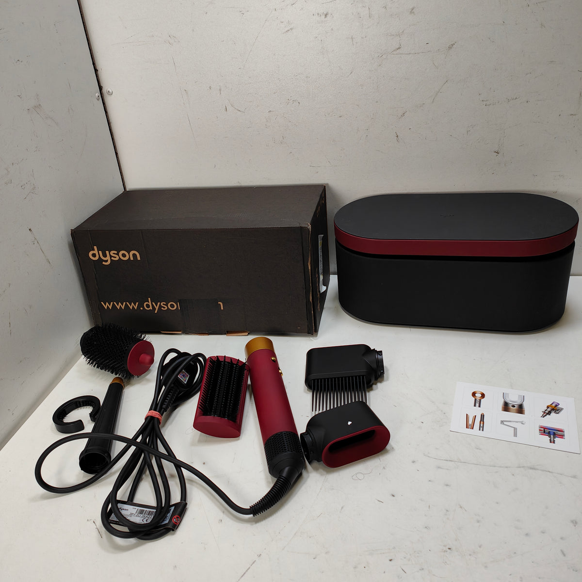 Dyson Airwrap I.D. Curly + Coily (Red Velvet/Gold)