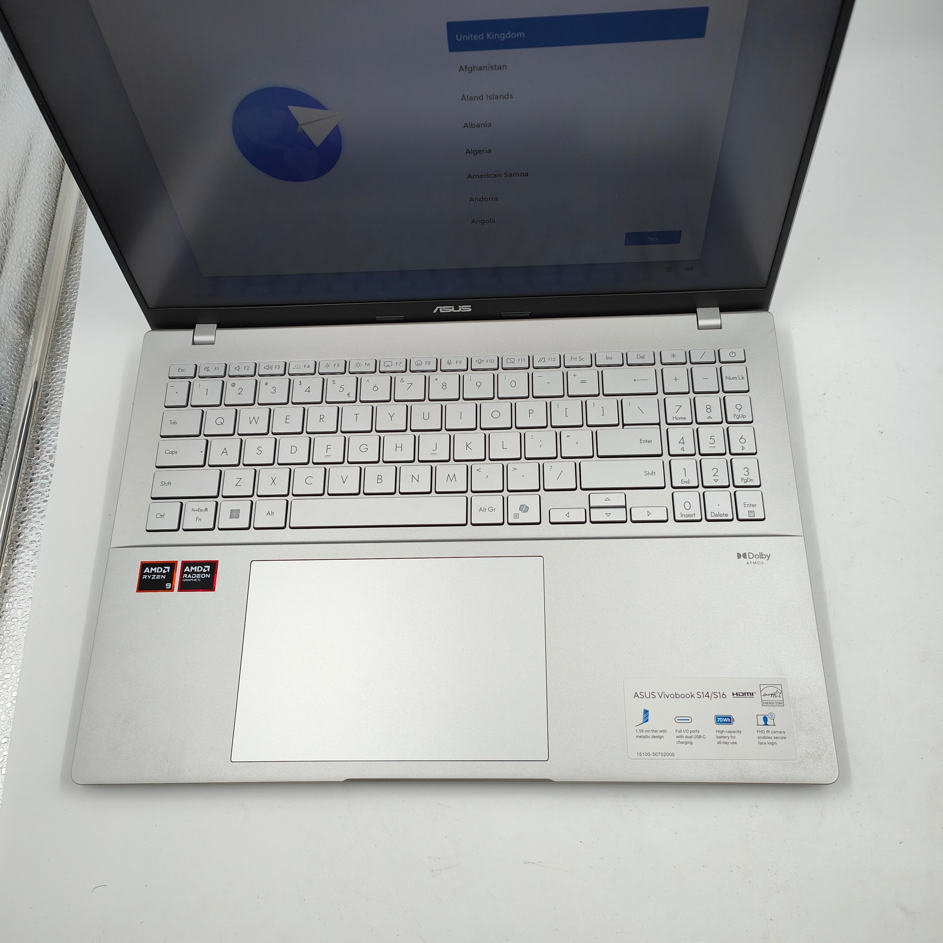 Asus Vivobook S16 M3607HA-RP145W QWERTZ