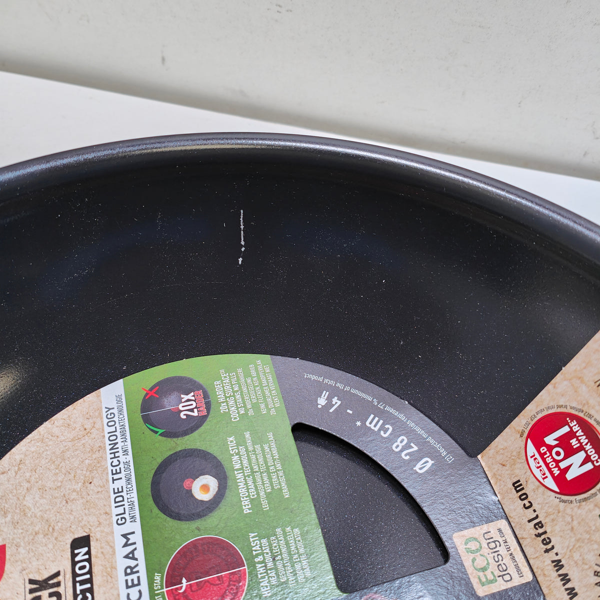 Tefal Renew Black Keramischer Wok 28 cm