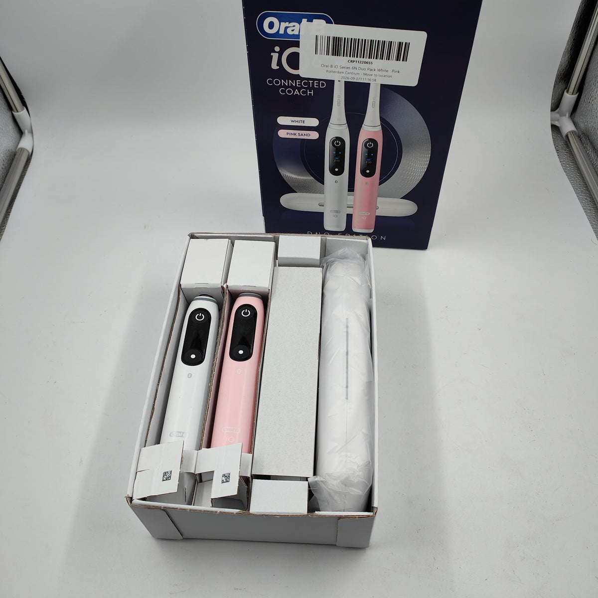 Oral-B iO Series 6N Duo Pack Wit + Roze
