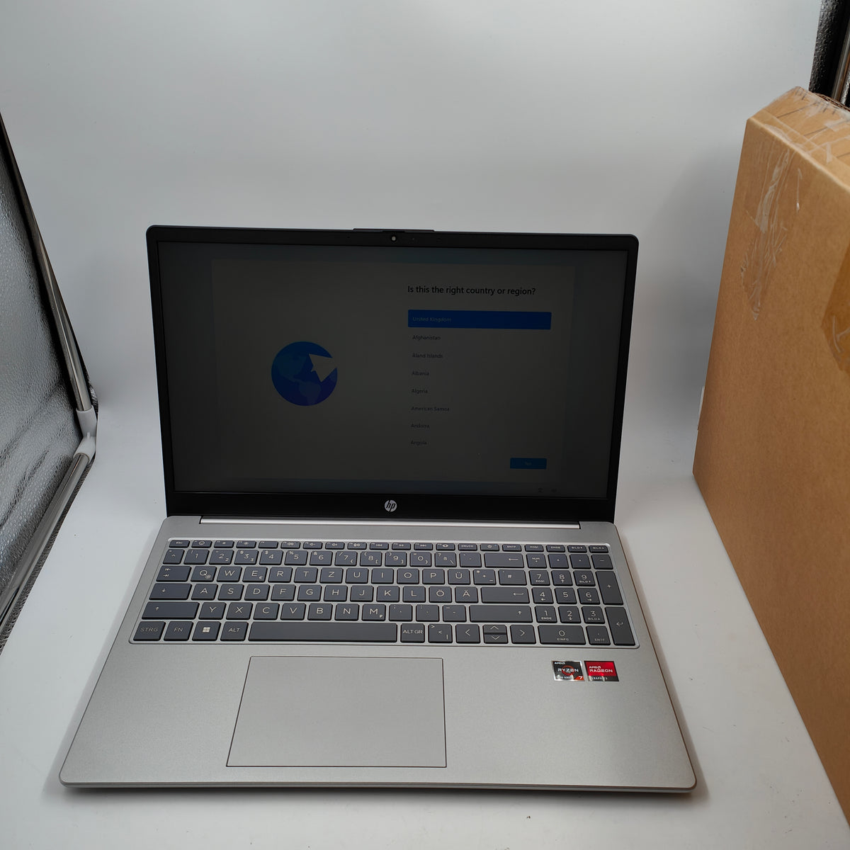 HP laptop 15-fc0072ng QWERTZ