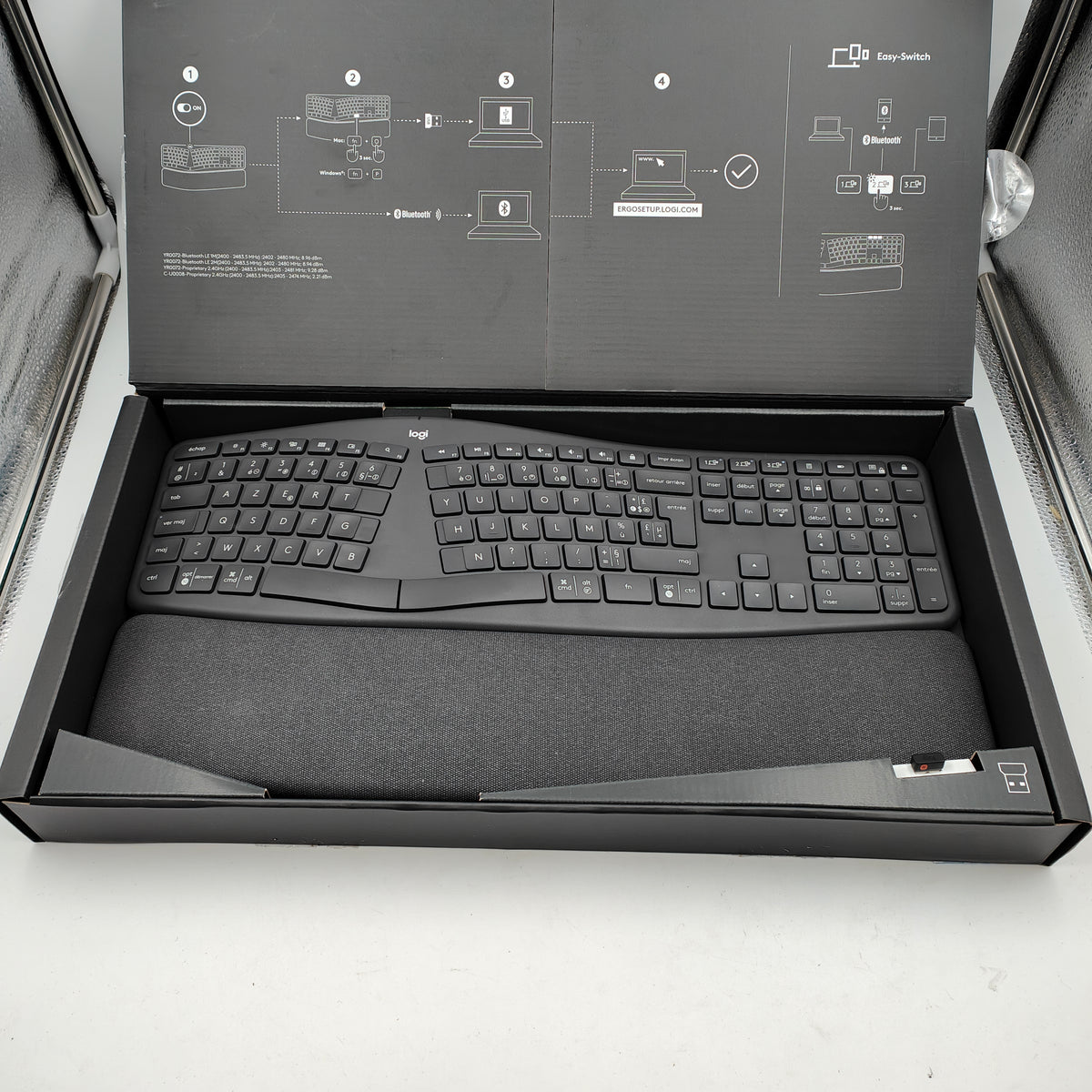 Logitech K860 Ergonomisch Draadloos Toetsenbord AZERTY