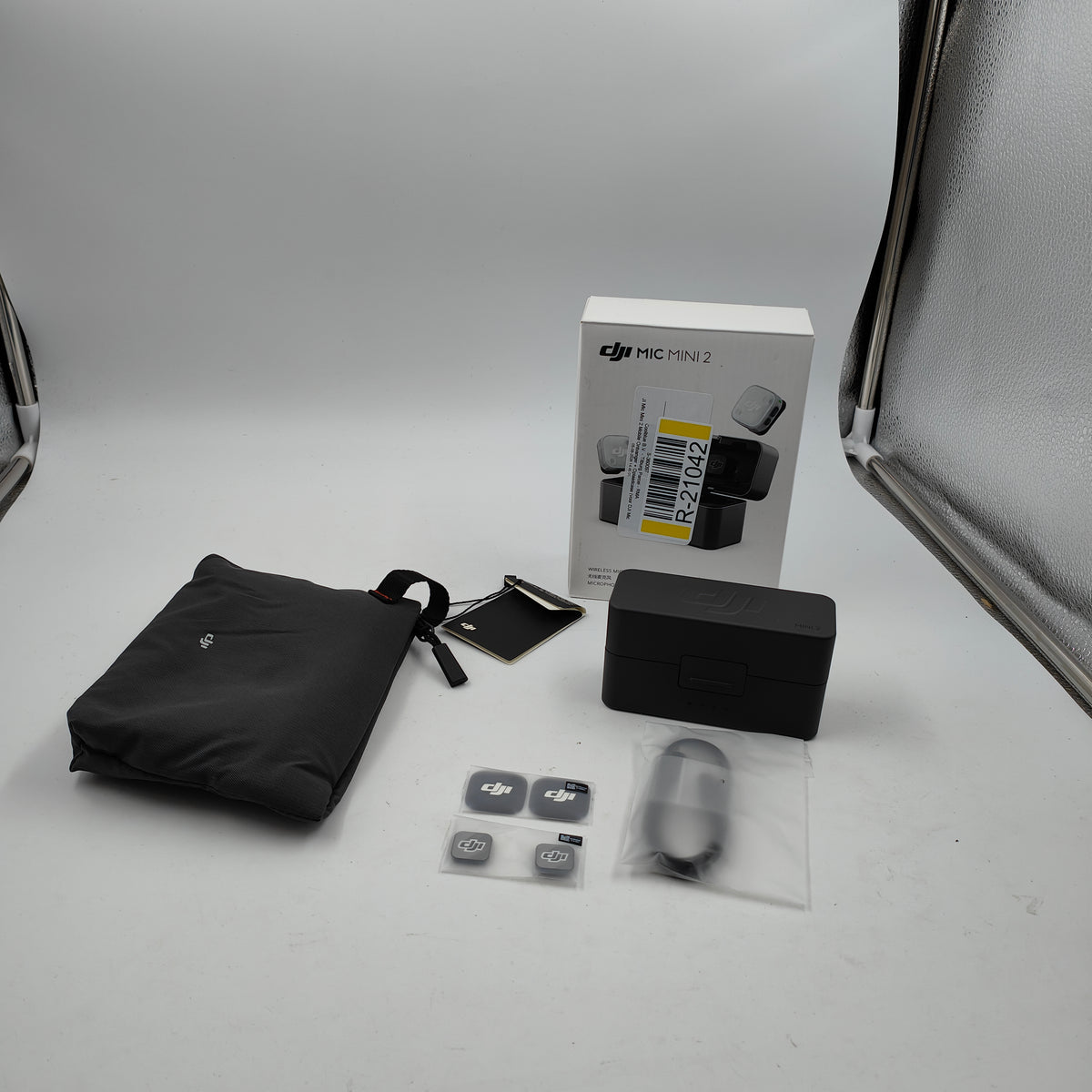 DJI Mic Mini 2 Mobile Ontvanger + Oplaadcase (voor DJI Mic &