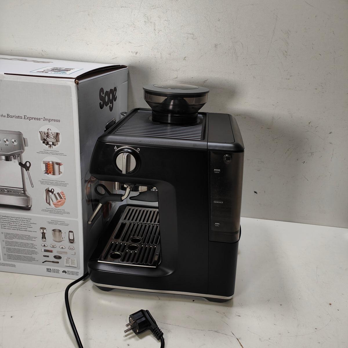 Sage Barista Express Impress Black Truffle