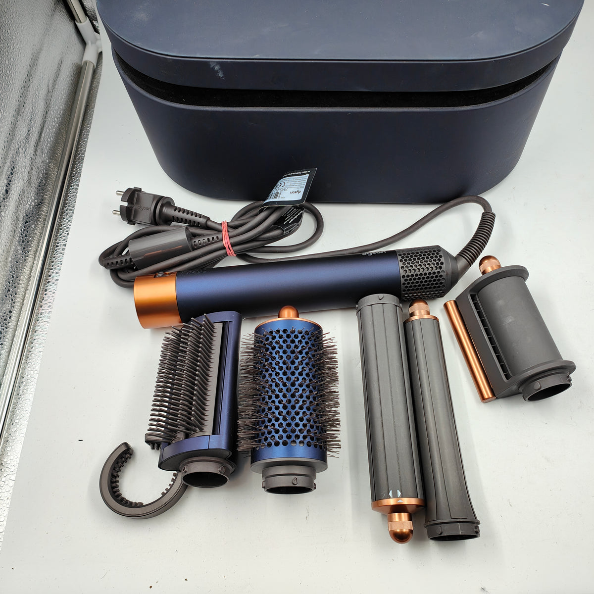 Dyson Airwrap Complete Long Volumise Blauw/Koper