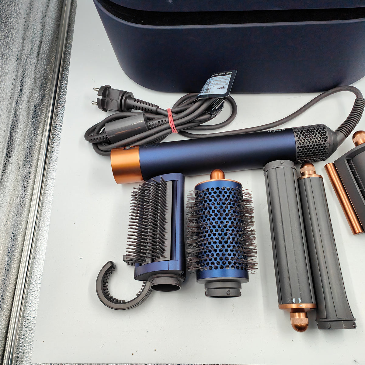Dyson Airwrap Complete Long Volumise Blauw/Koper