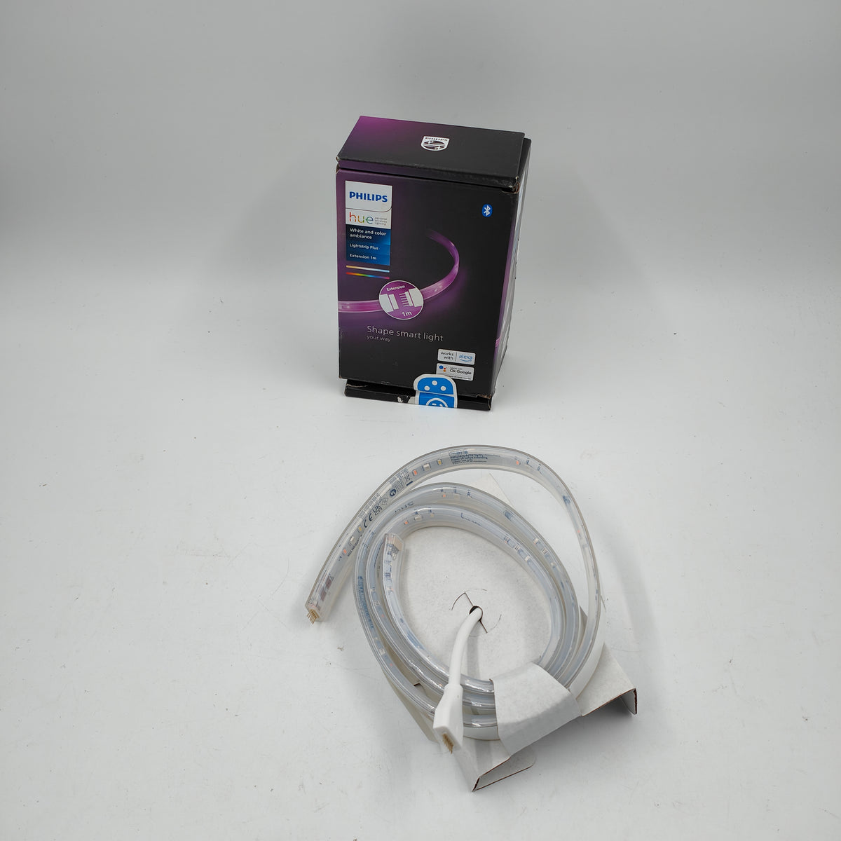 Bandeau lumineux Philips Hue lightstrip plus White & Color Bluetooth 1m - éteint