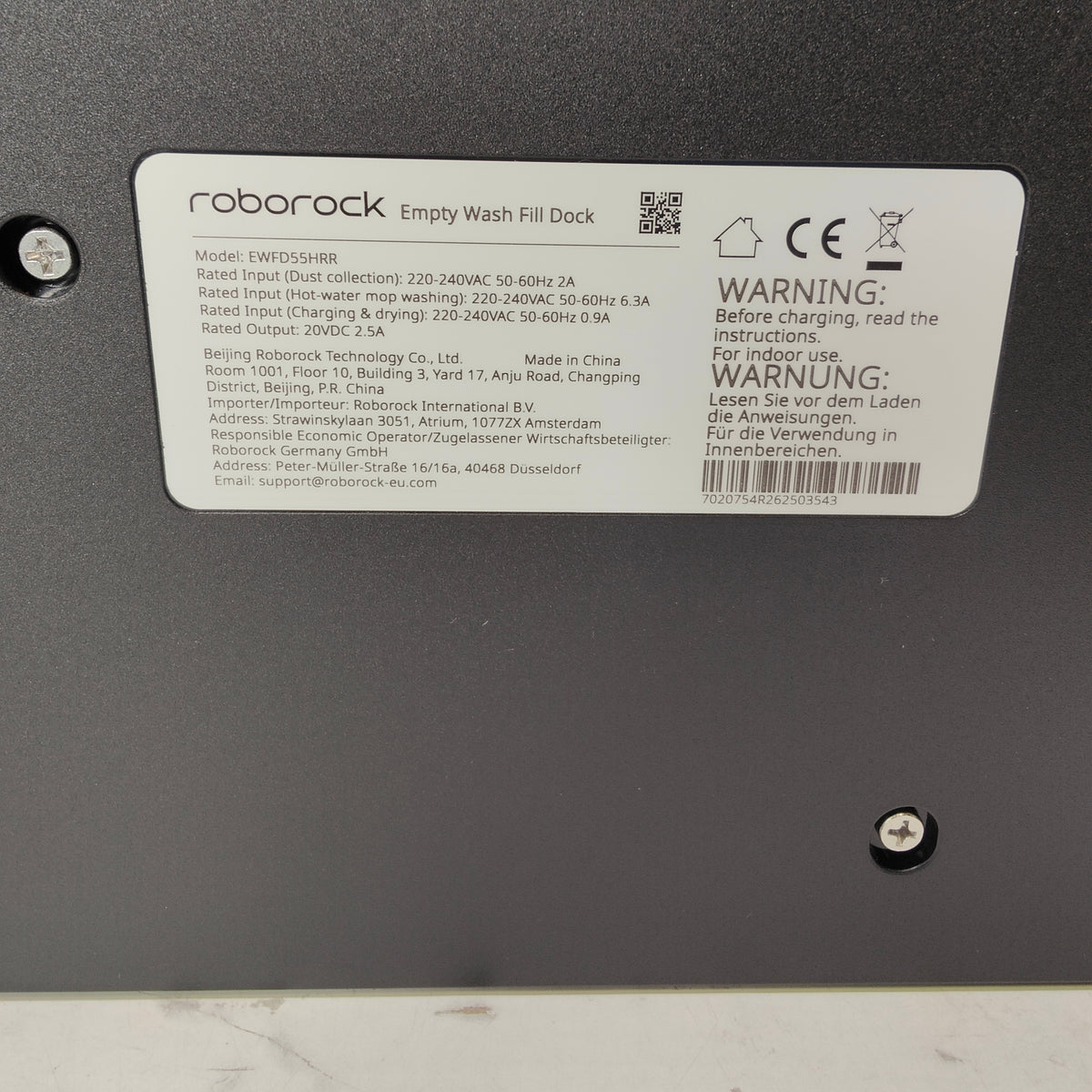 Roborock Saros 20 Sonic Complete Black