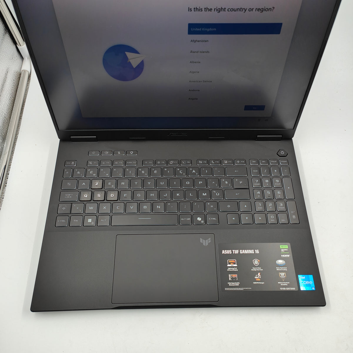 Asus TUF Gaming 16 FX610JH-TU007W AZERTY