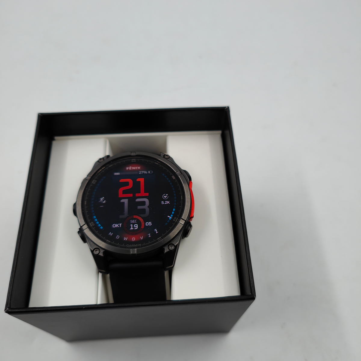 Garmin fenix 8 47mm Schiefergrau Stahl/Schwarz