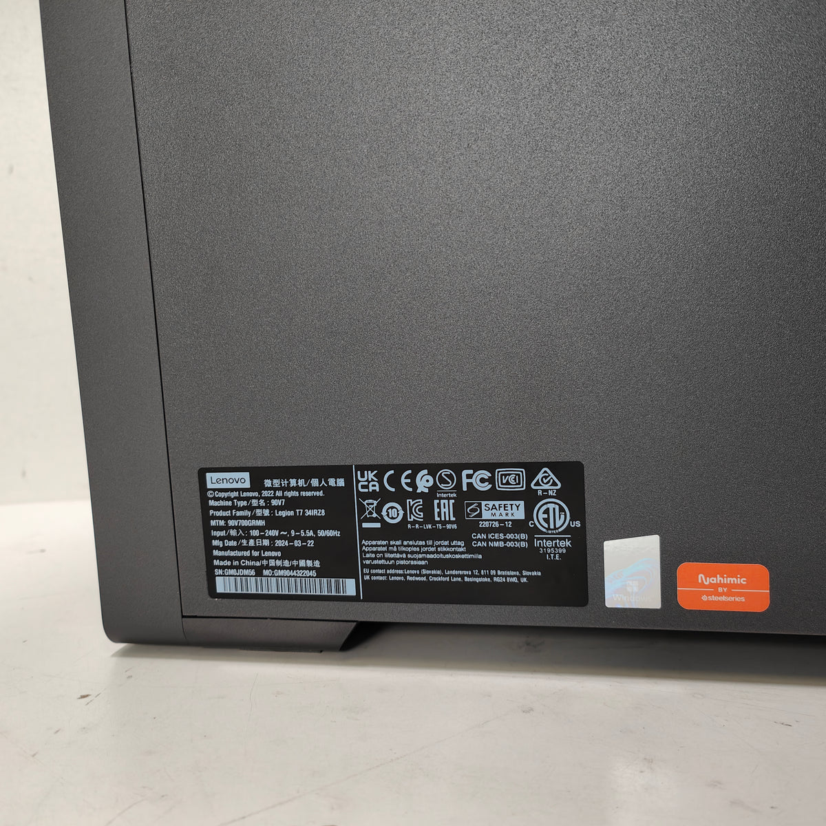 Lenovo Legion T7 34IRZ8 90V700GRMH