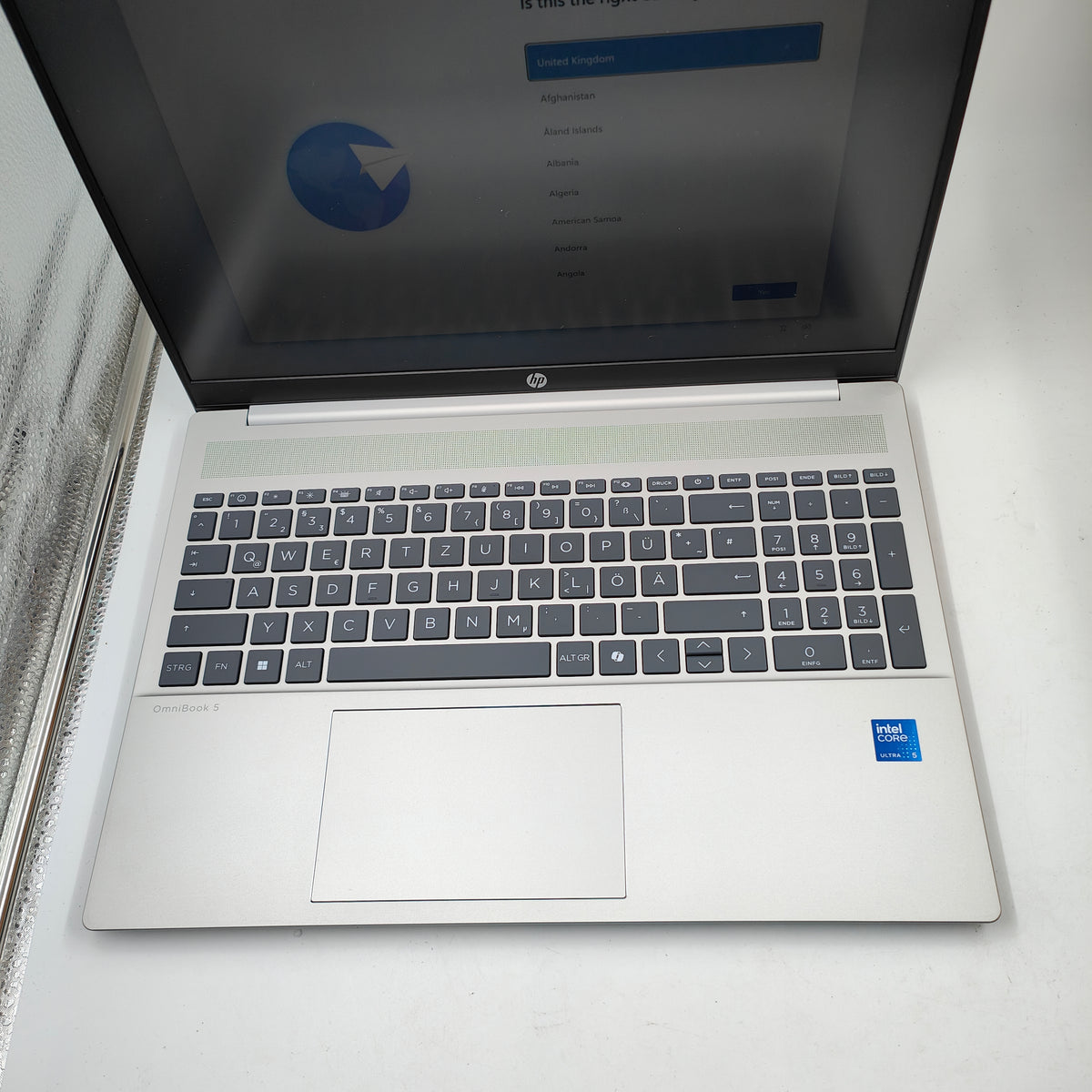 HP OmniBook 5 AI PC 16-af1055ng QWERTZ