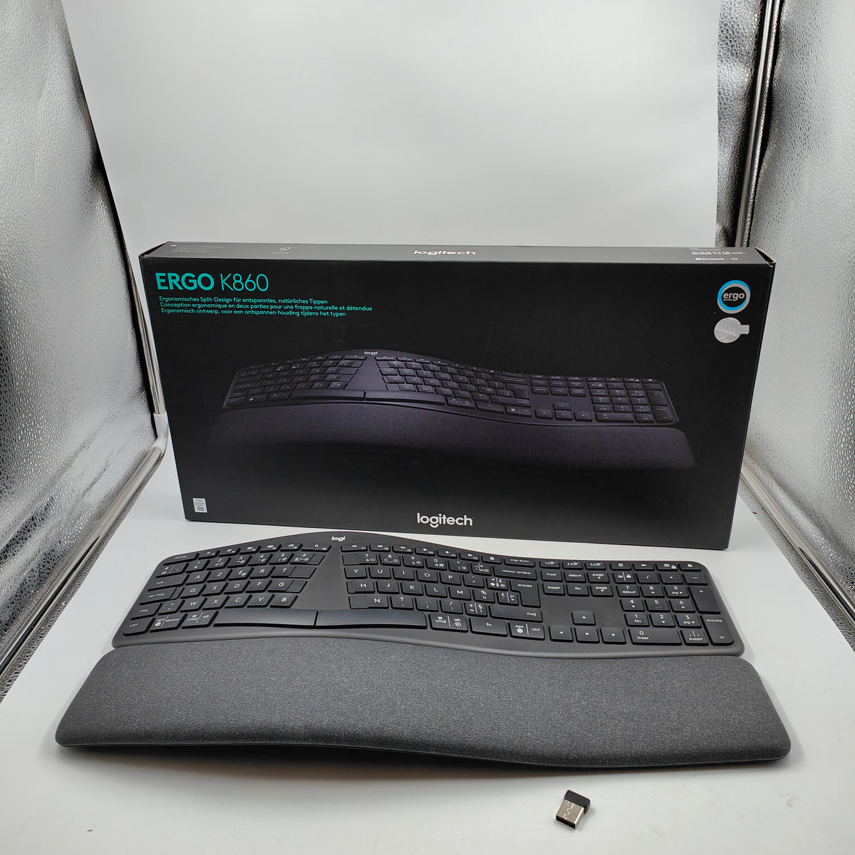 Logitech K860 Ergonomic Wireless Keyboard AZERTY